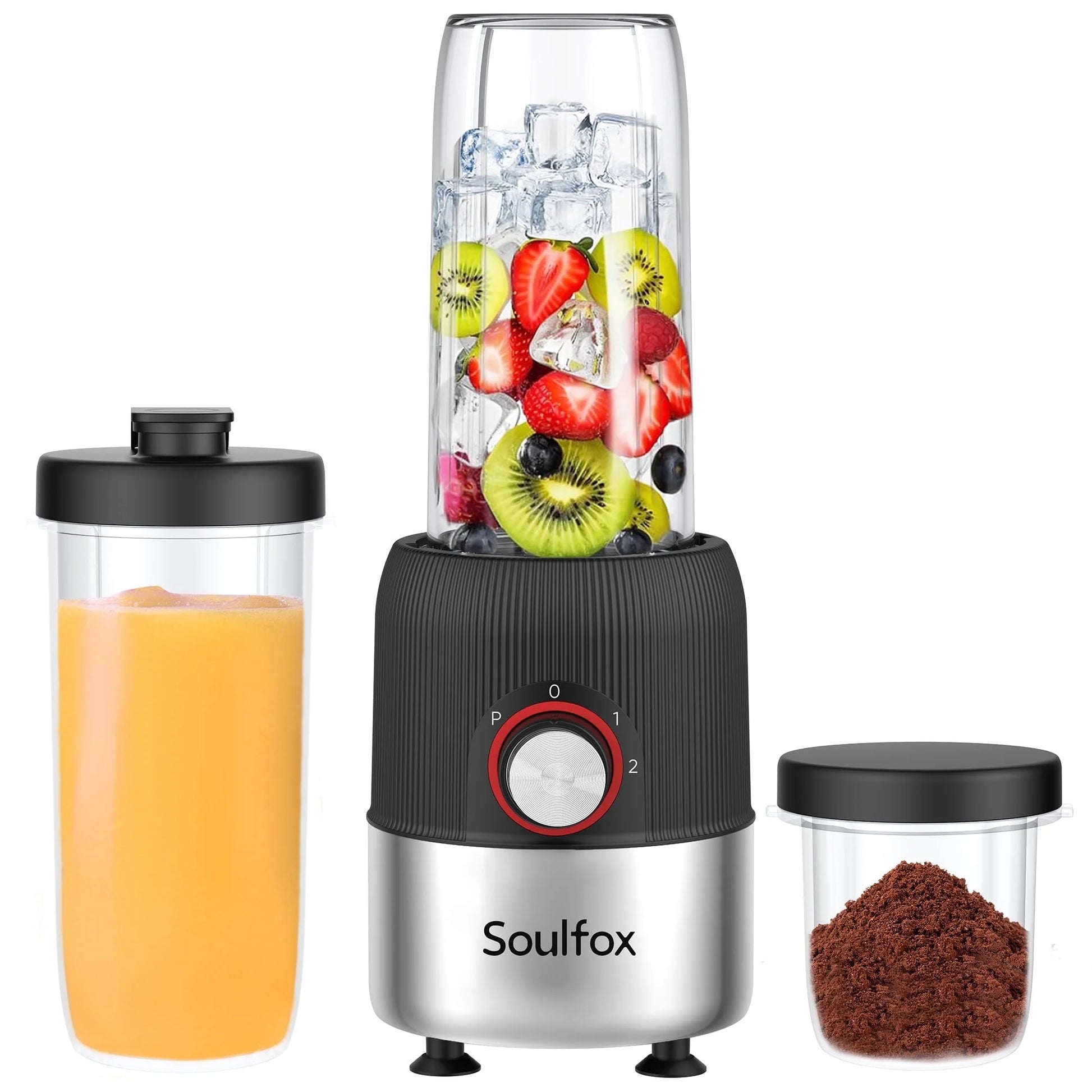 Portable Electric Mini Blender - Matte Black, Fast & Multifunctional Juice Mixer for On-the-Go Freshness