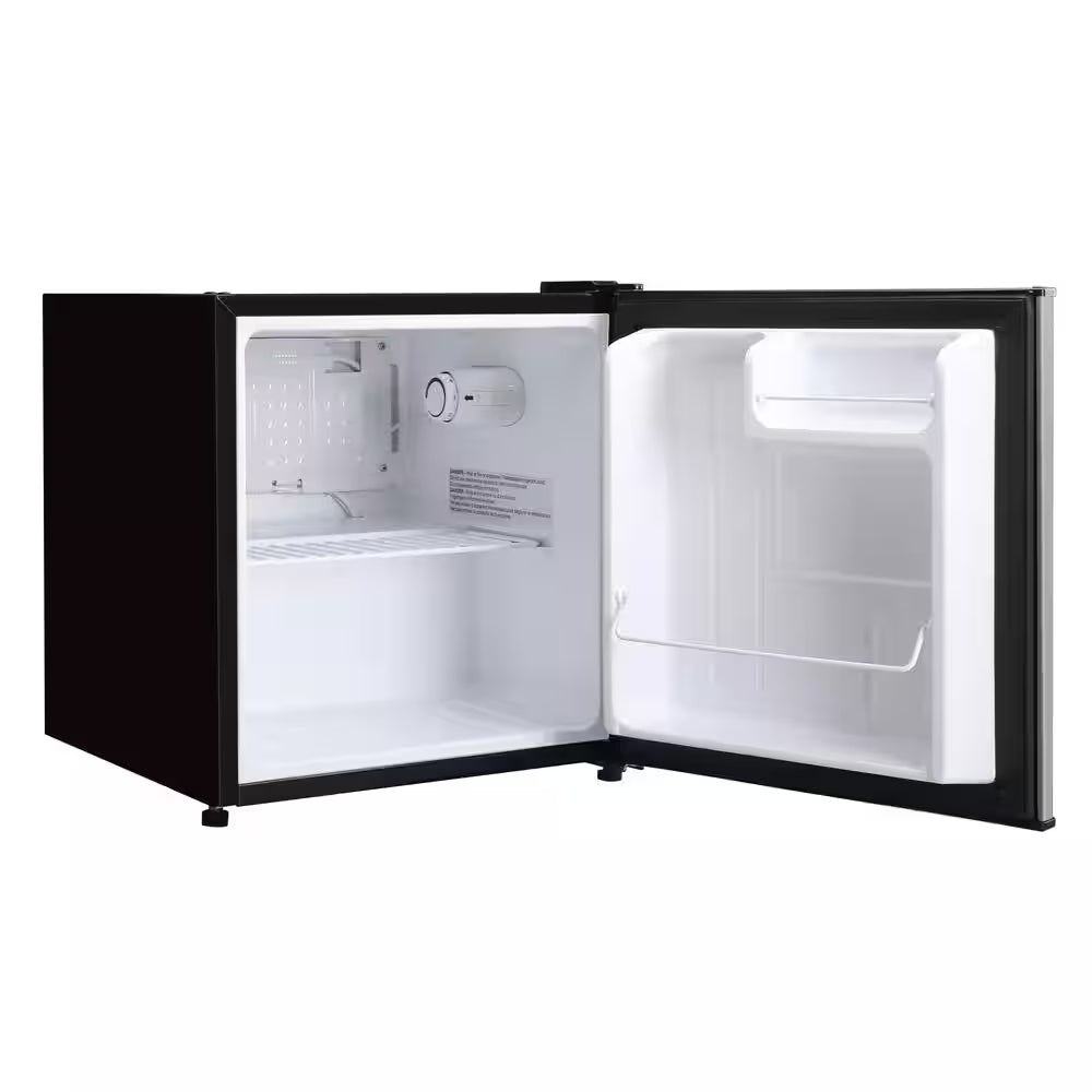 1.7 Cu. Ft. Mini Fridge in Stainless Steel Freezerless