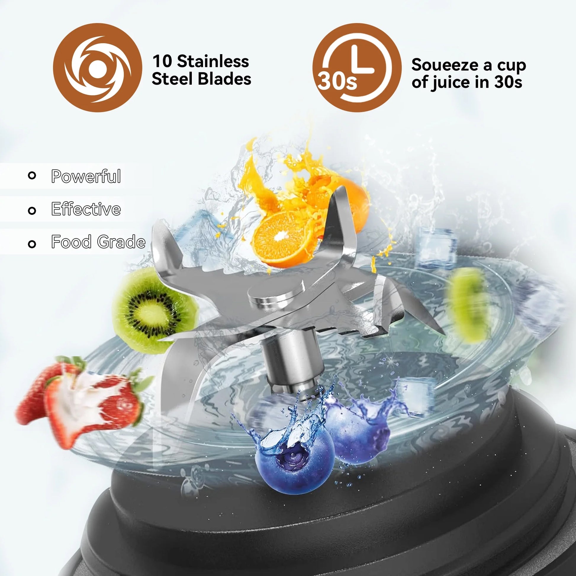 Portable Blender - Rechargeable 20Oz Shaker Bottle for Smoothies and Shakes, Perfect for On-the-Go!