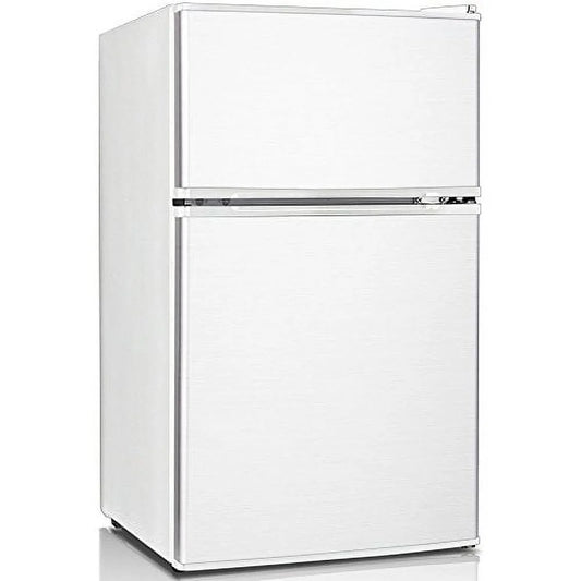3.1 Cu. Ft. Compact Refrigerator/Freezer - White, Perfect for Small Spaces!