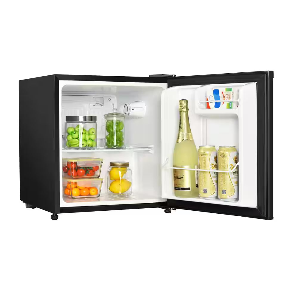 1.7 Cu. Ft. Freezerless Mini Fridge in Black