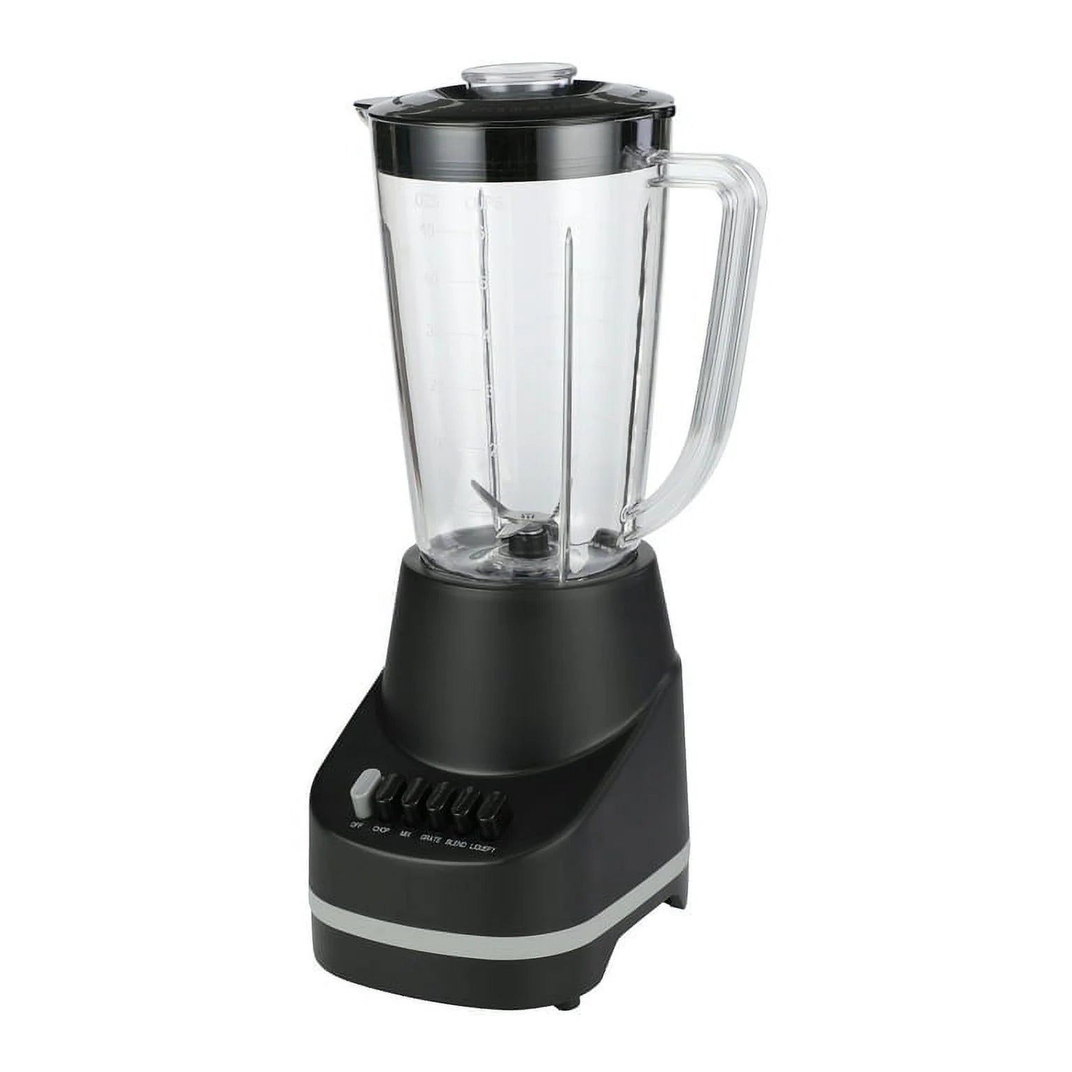 6-Speed Blender with 48 oz Jar - Powerful 360 Watt Performance in Sleek Black Finish