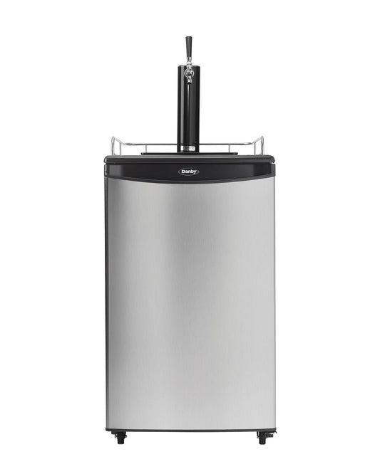 5.4 Cu. Ft. Stainless Steel Single Tap Keg Cooler - Perfect for Home Entertaining!