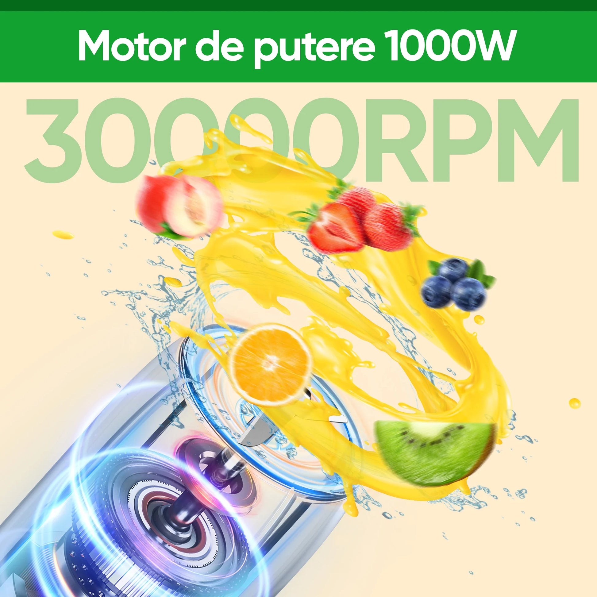 Portable Electric Mini Blender - Matte Black, Fast & Multifunctional Juice Mixer for On-the-Go Freshness