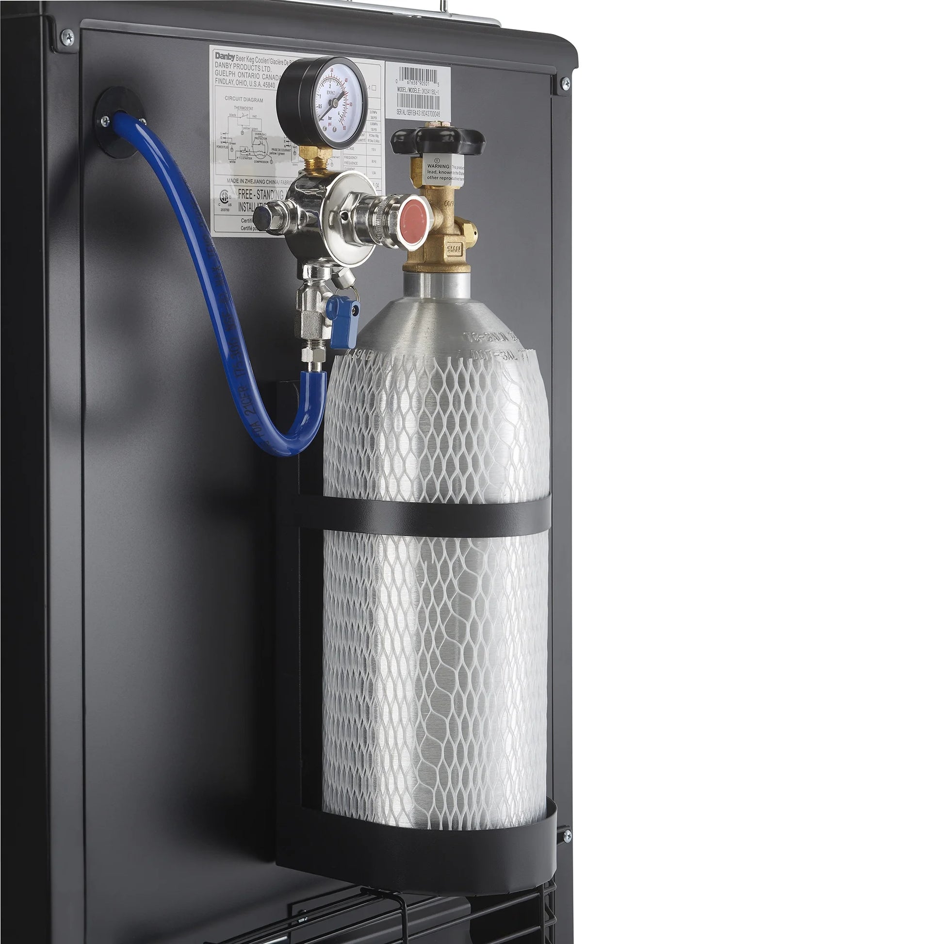 5.4 Cu. Ft. Stainless Steel Single Tap Keg Cooler - Perfect for Home Entertaining!