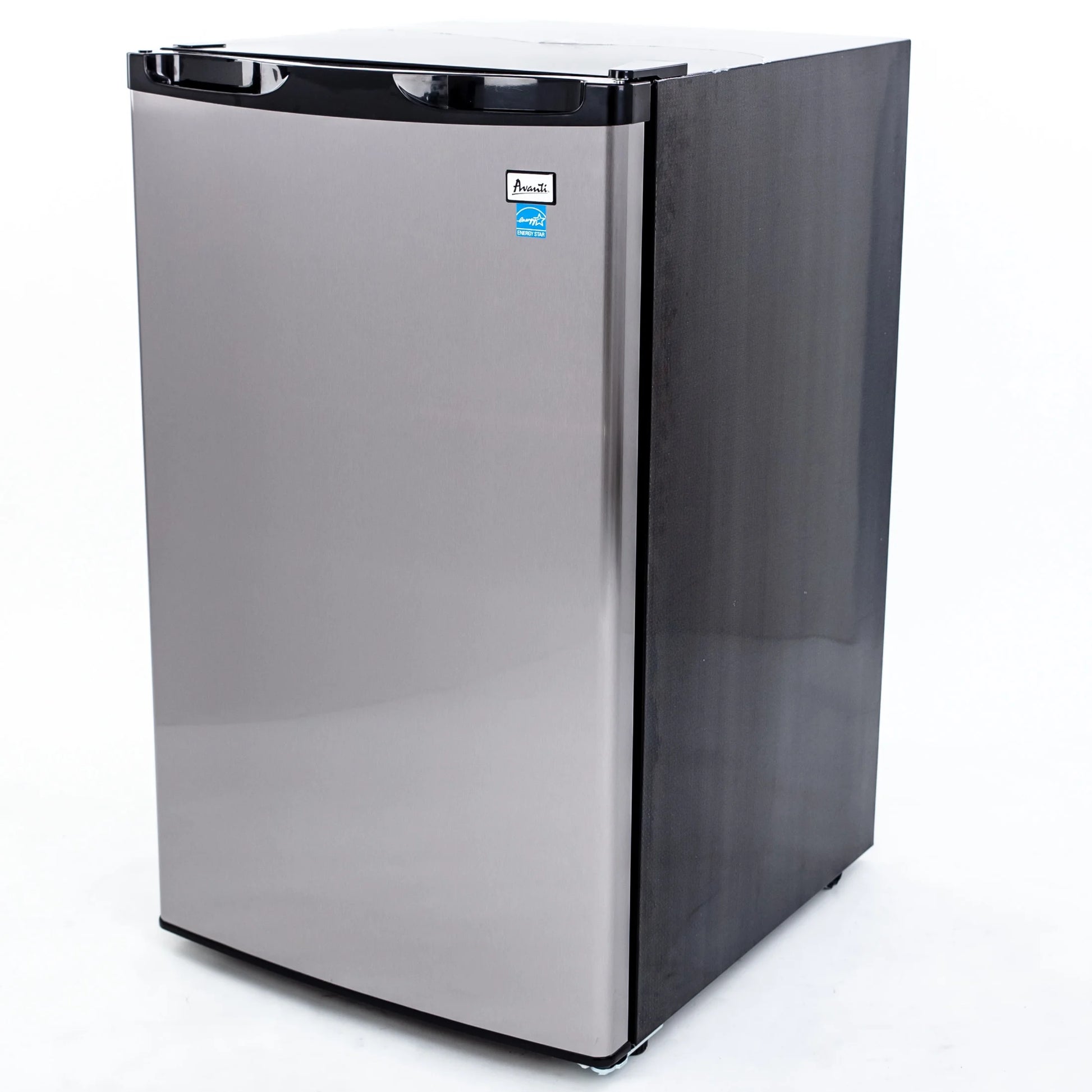 4.4 Cu. Ft. Stainless Steel Compact Mini Fridge - Perfect for Home or Office!
