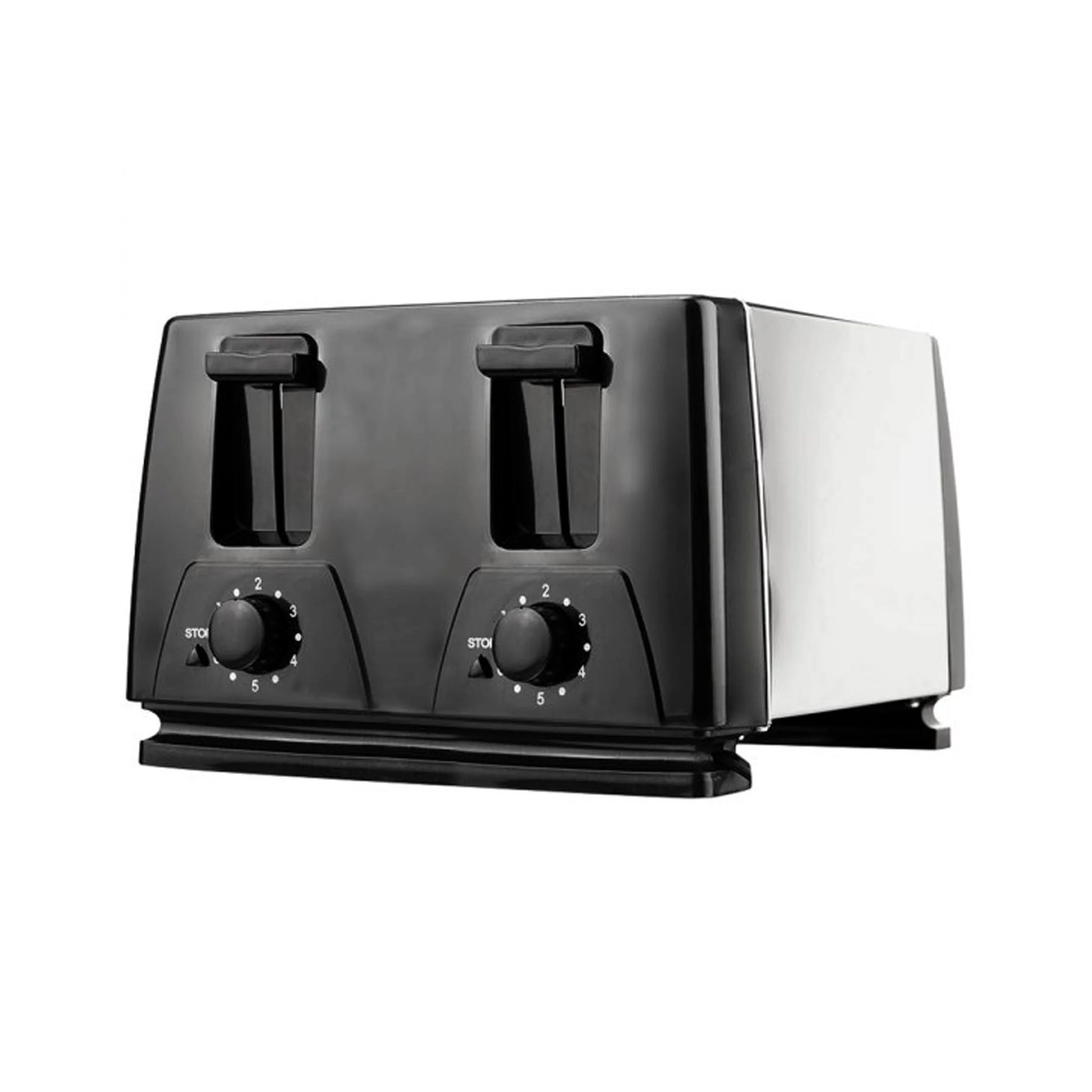 Brentwood TS-284 Black 4-Slice Toaster - Perfect for Family Breakfasts!