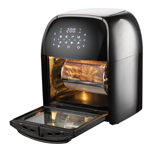 Supersonic National 3-In-1 12 Qt Air Fryer - Dehydrator - Rotisserie Oven (NA-3004AFR)