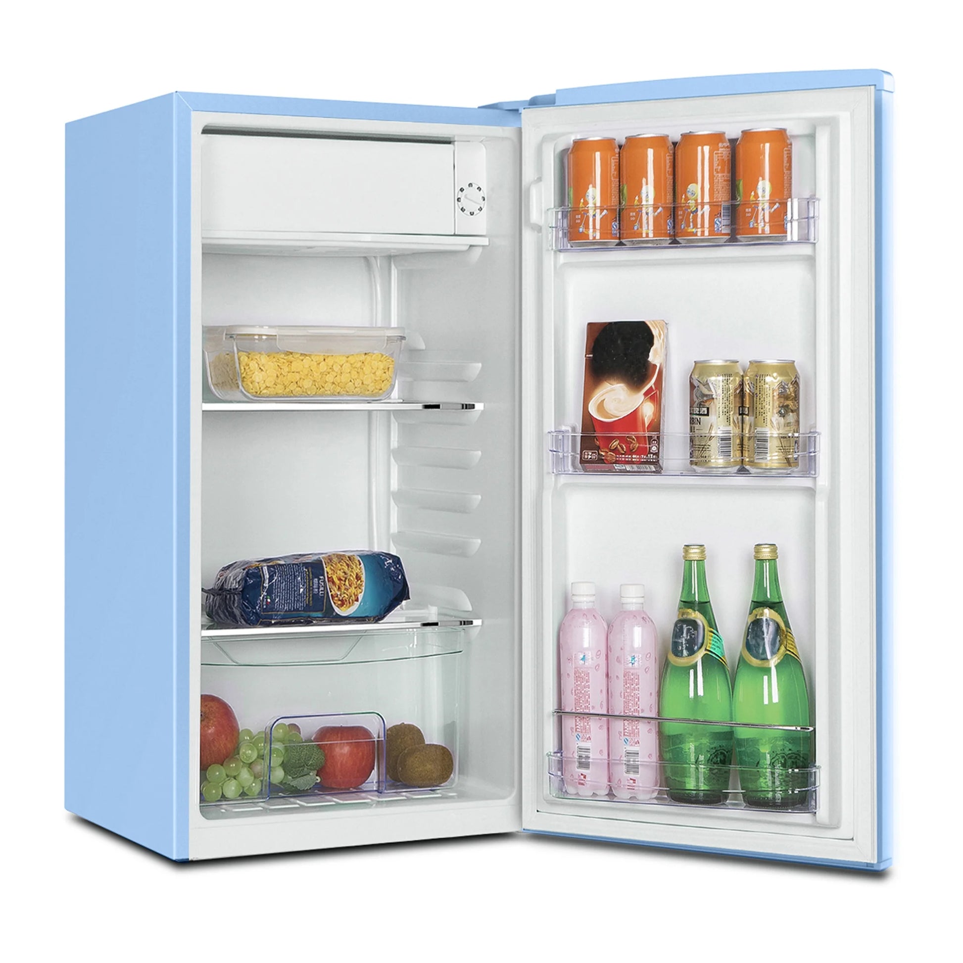 Retro Series 3.0 Cu. Ft. Compact Mini-Fridge in Stylish Robin's Egg Blue