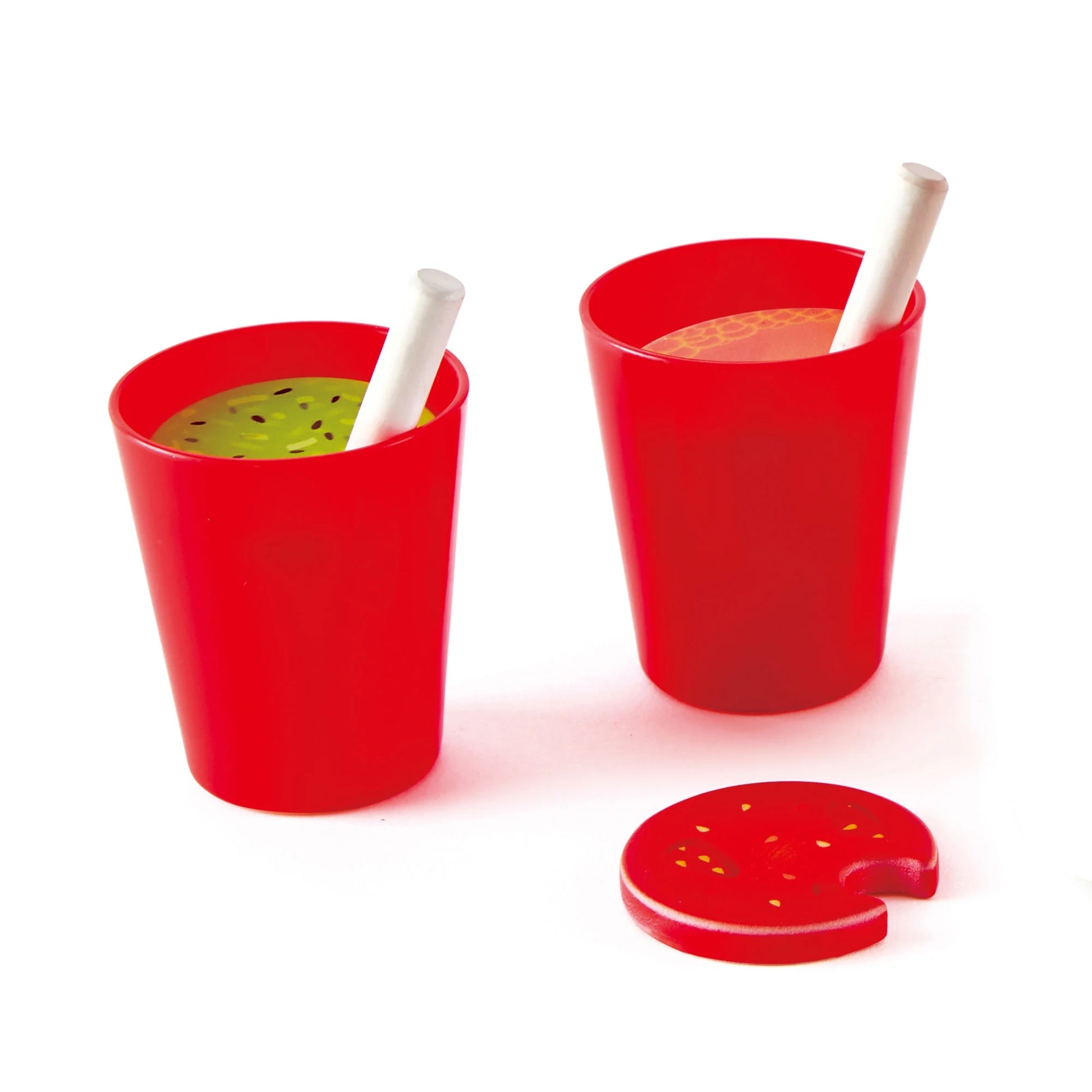 Wooden Smoothie Blender Playset - Fun Pretend Play Kitchen Toy for Kids