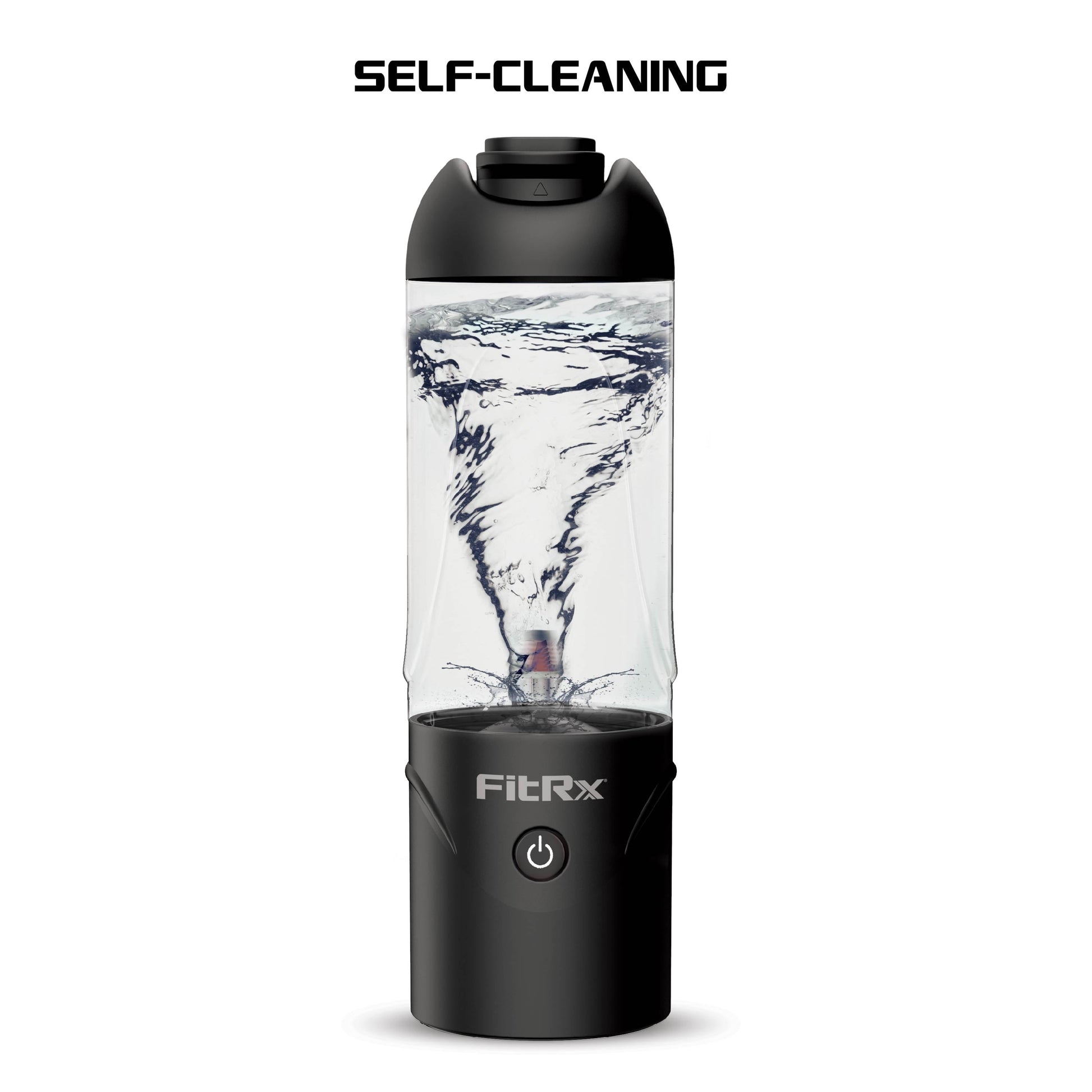 Rocket Portable Electric Smoothie Blender Bottle - Rechargeable 18oz Personal Blender in Sleek Black