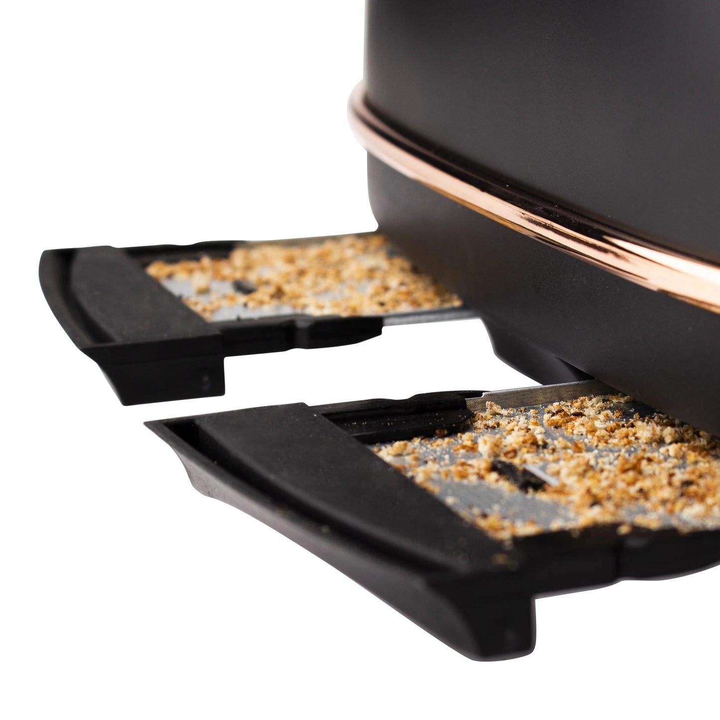 Heritage 4-Slice Wide Slot Toaster in Stylish Black and Copper Finish - Model 75042
