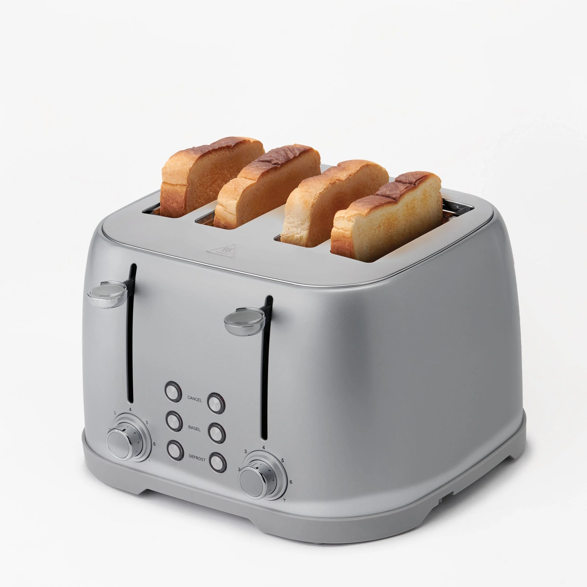 4-Slice Toaster, Silver with Extra Wide Slots