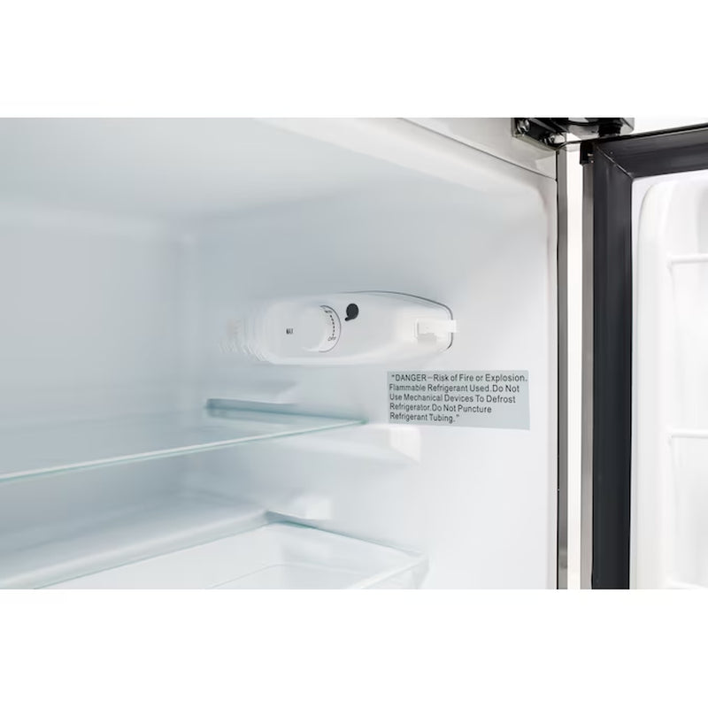 3.1-Cu Ft Mini Fridge with Freezer ( Stainless Steel ) Garage Ready ENERGY STAR