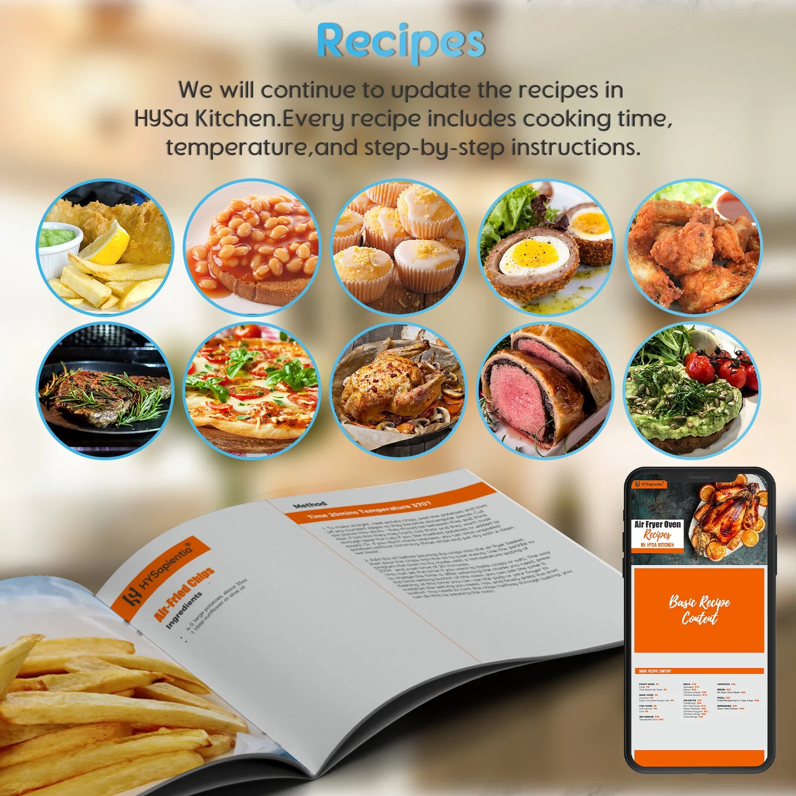 26QT Stainless Steel Air Fryer Oven with Rotisserie 1800W Air Fryer Toaster Oven,10 in 1 Countertop Oven