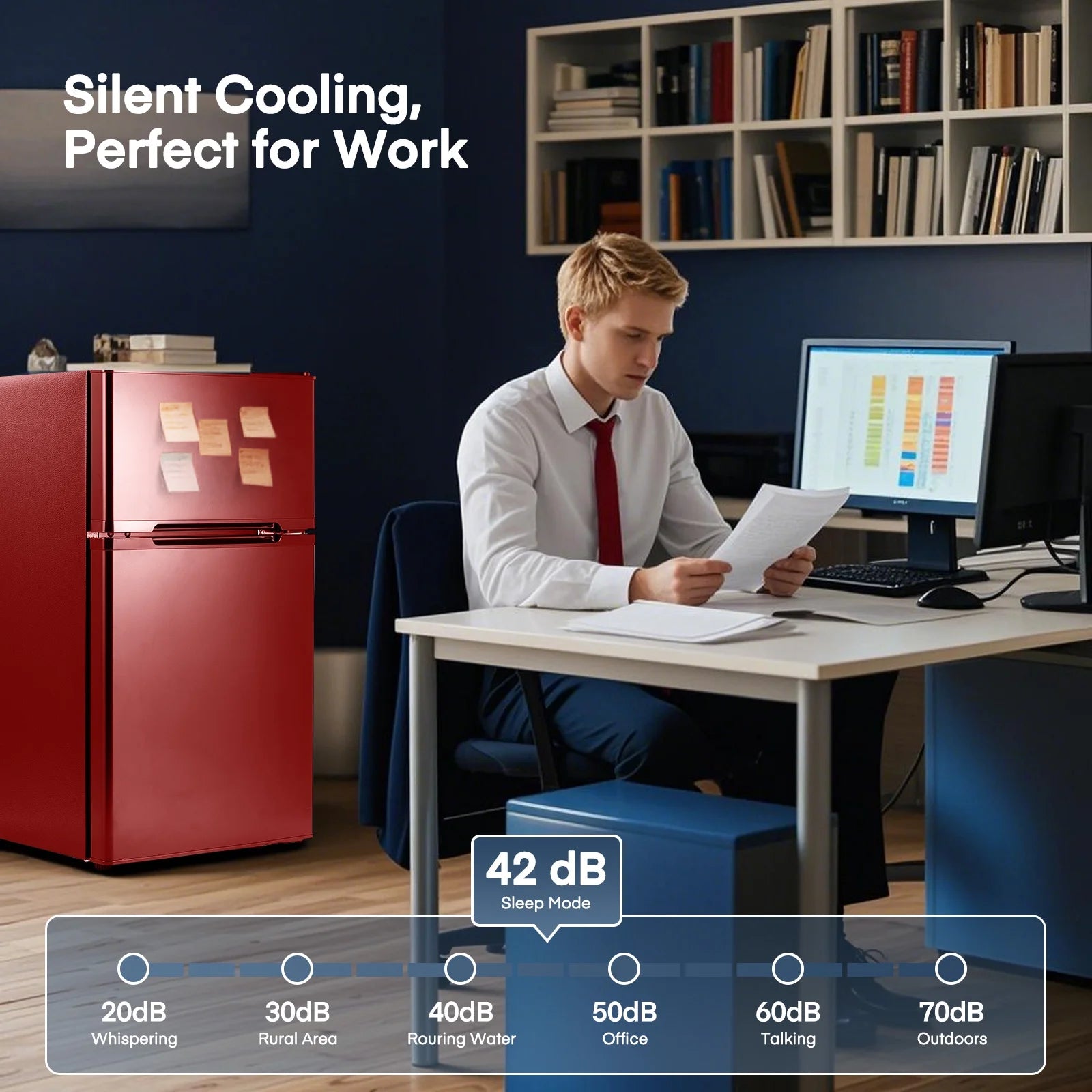 Premium Electric Cigar Humidor for 300 Cigars - 40L Cigar Cabinet with Temperature Control, Spanish Cedar Shelves & Digital Hygrometer - Perfect Gift for Men