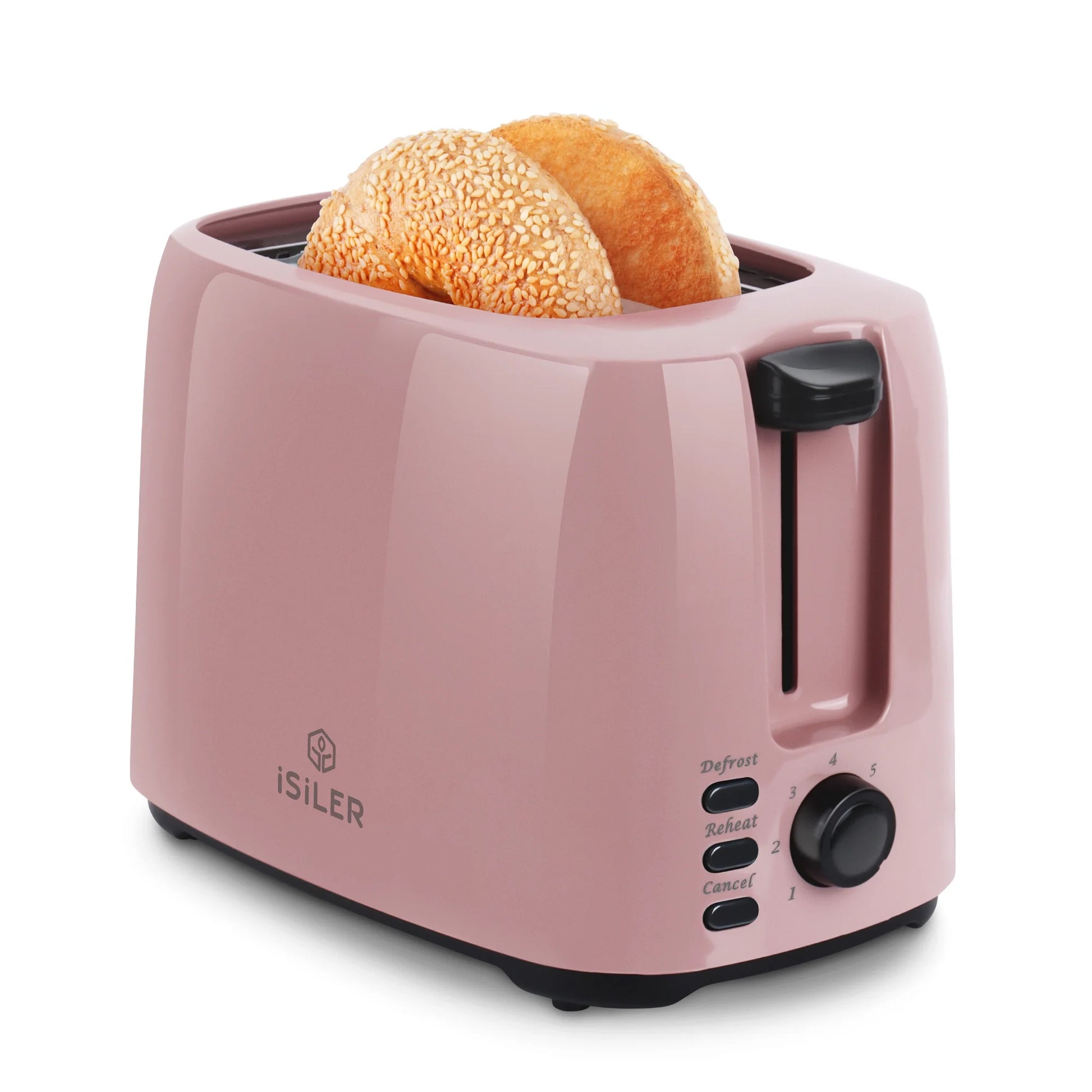 Extra-Wide Slot Yellow Toaster - 2 Slice with Defrost & Reheat Functions