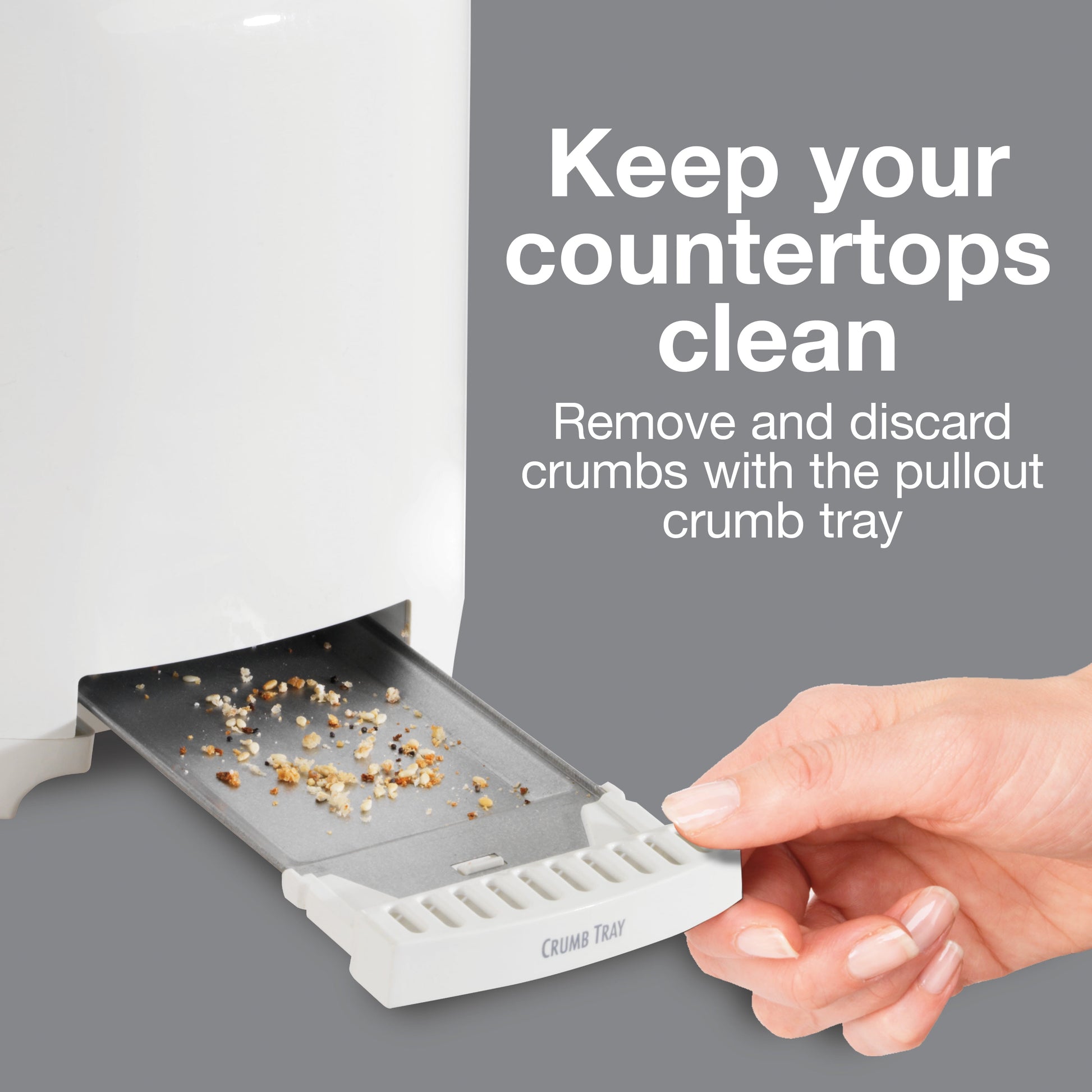 2-Slice Wide-Slot Toaster in Sleek White - Model 22216PS