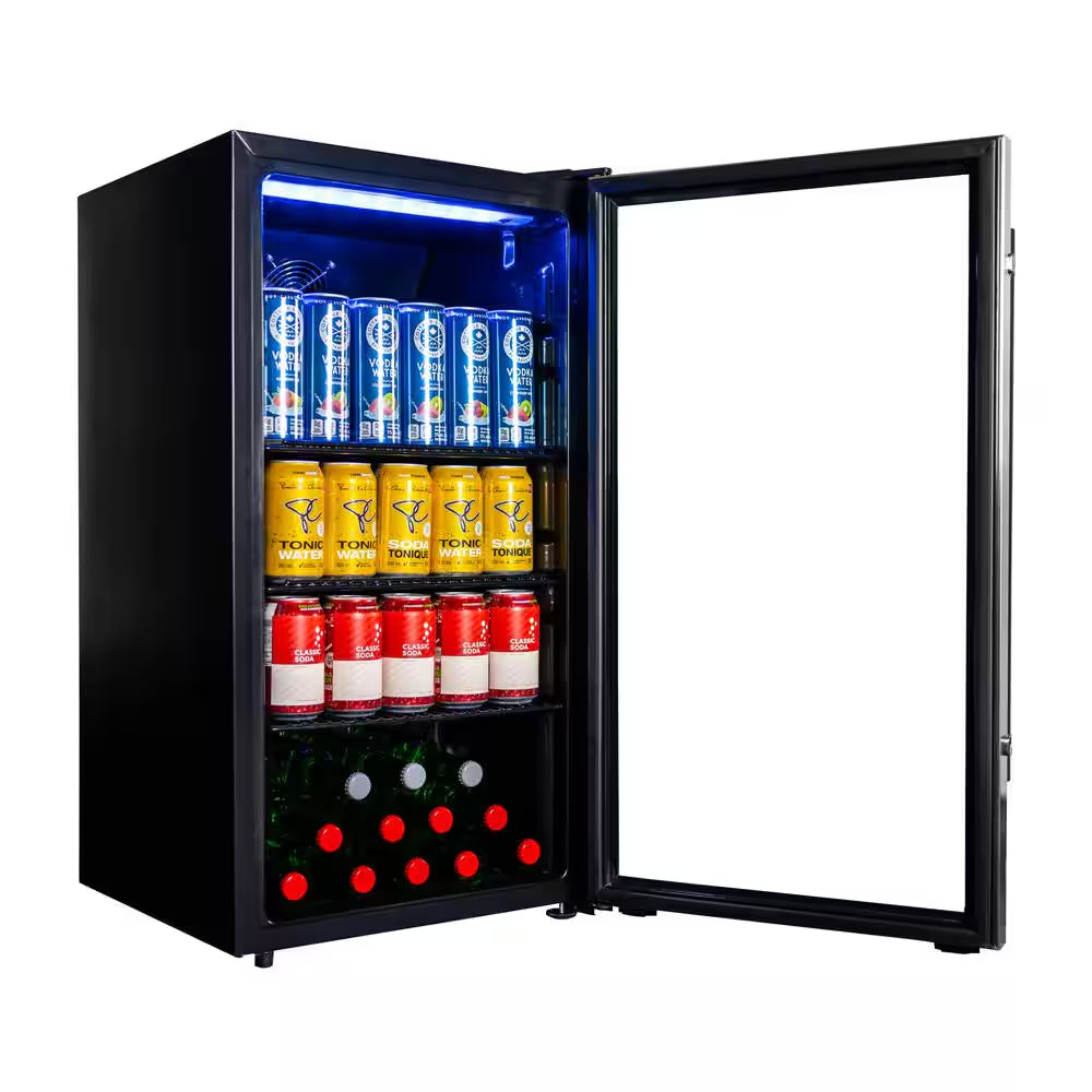 Designer 17.5 In. Wide 117-Can Free-Standing Beverage Cooler
