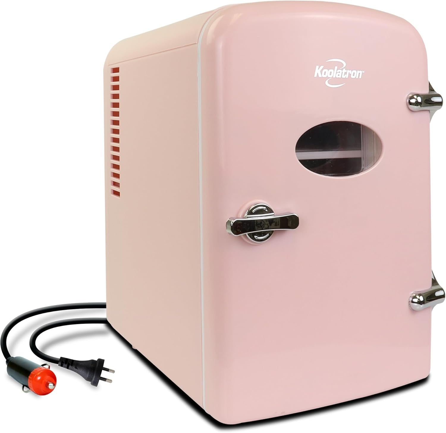 Mini Fridge - Portable 8 Can Beverage Cooler for Home, Office, Car, and Outdoor Use