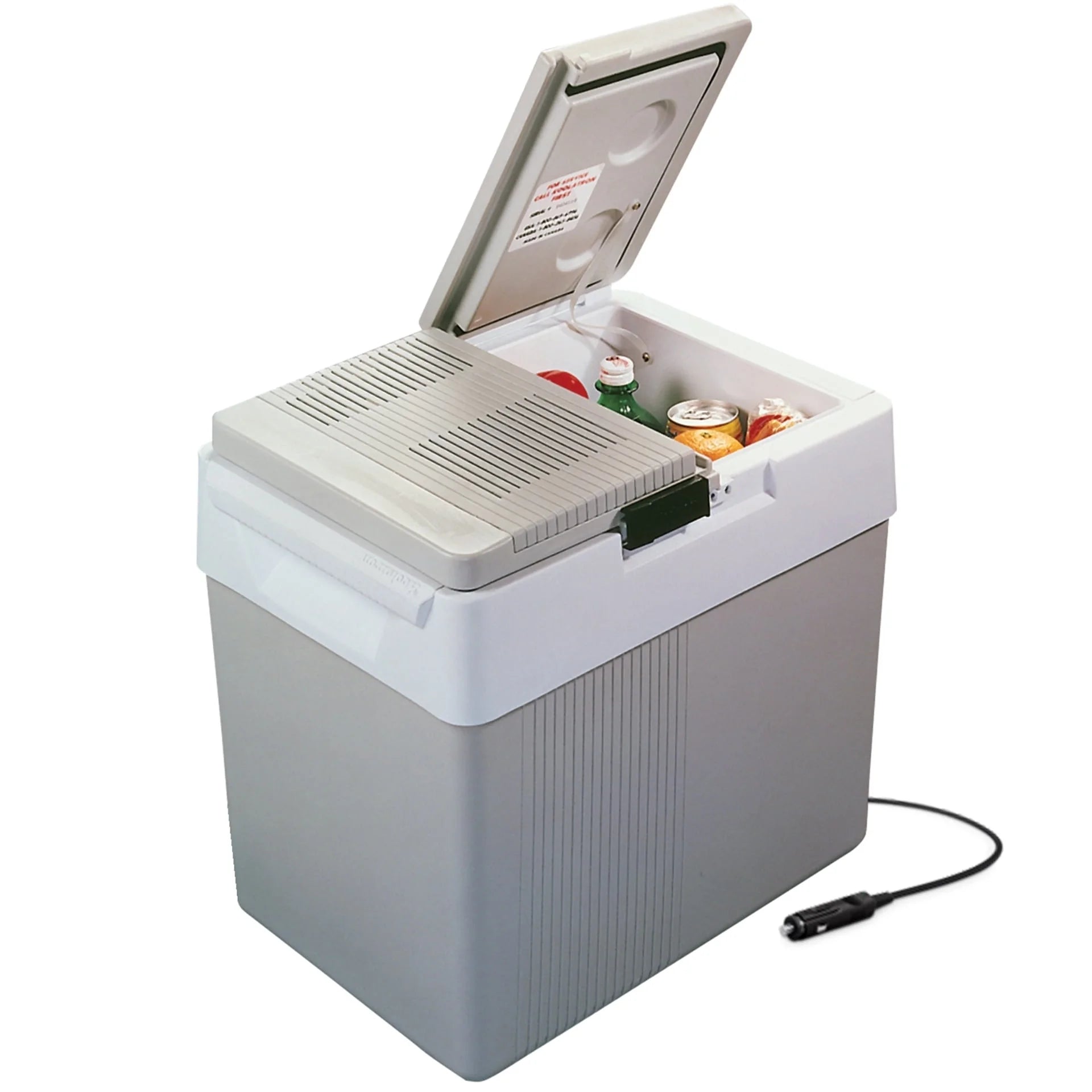 12V Electric Cooler/Warmer 34L (36 Qt), Two-Way Design, Gray