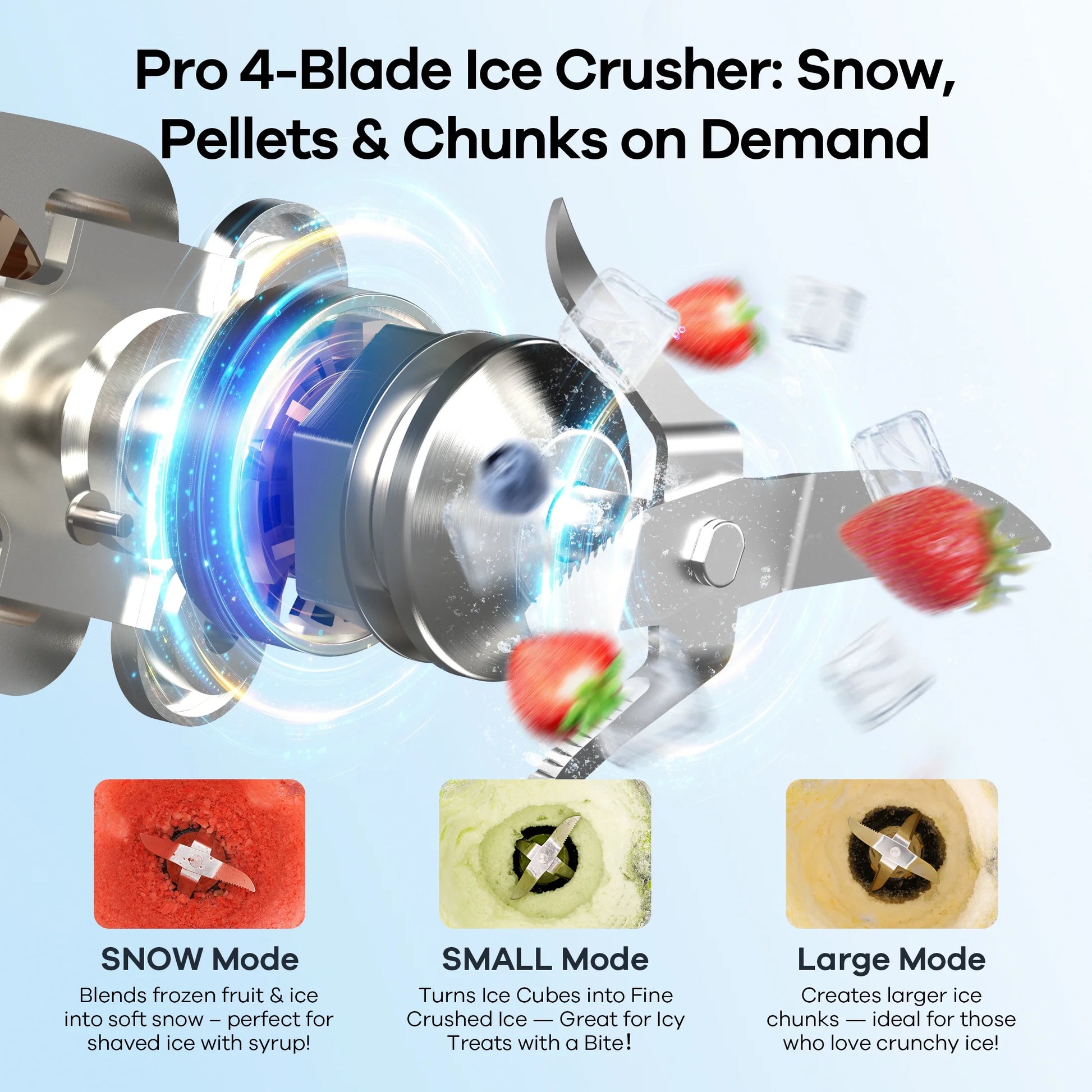 Powerful 1500W Smoothie Blender with 64oz BPA-Free Jar, 8 Smart Programs & Recipe Book - Perfect for Shakes, Ice & Frozen Fruit!