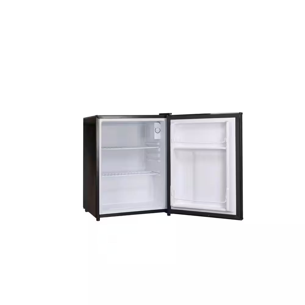 2.4 Cu. Ft. Mini Fridge in Black