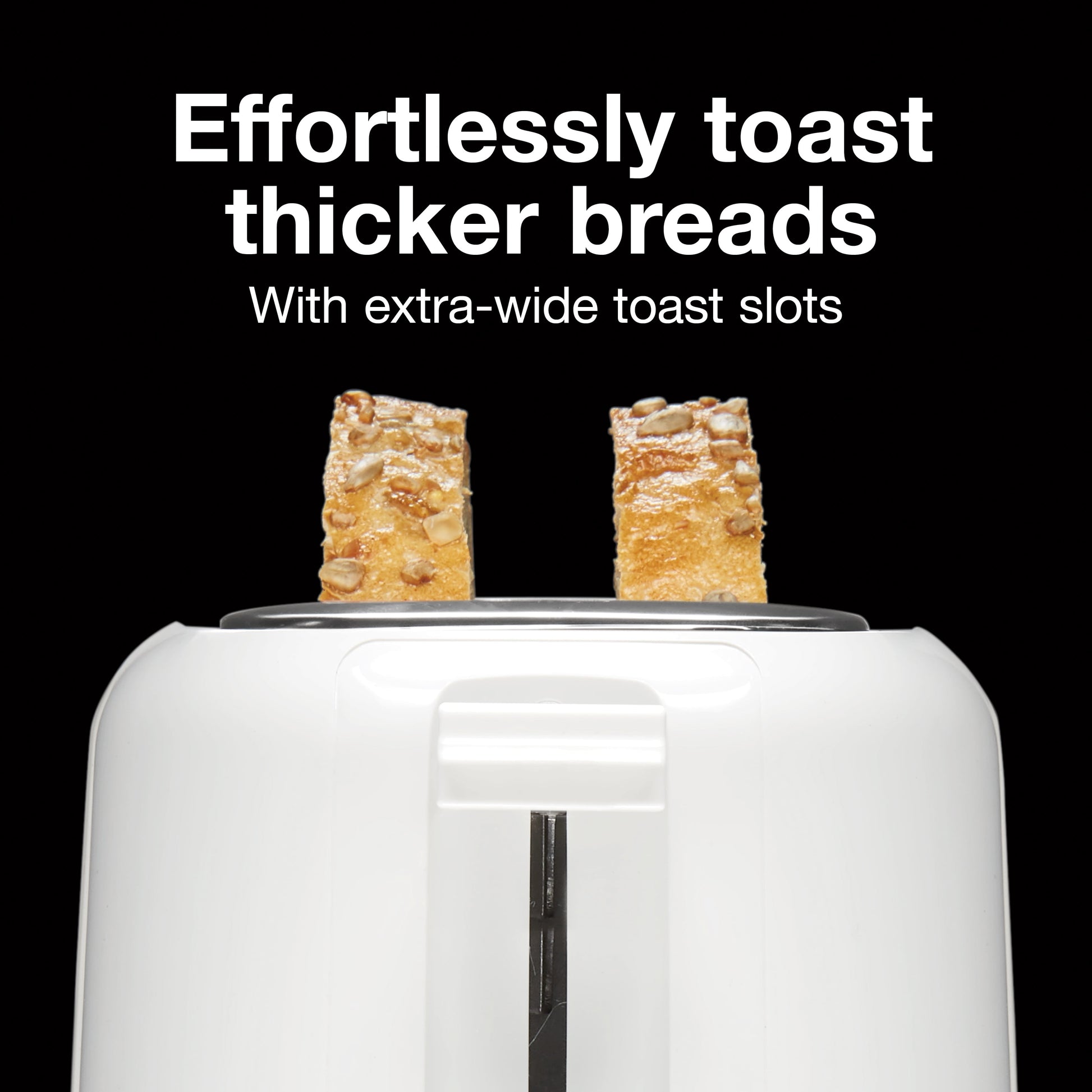 2-Slice Wide-Slot Toaster in Sleek White - Model 22216PS
