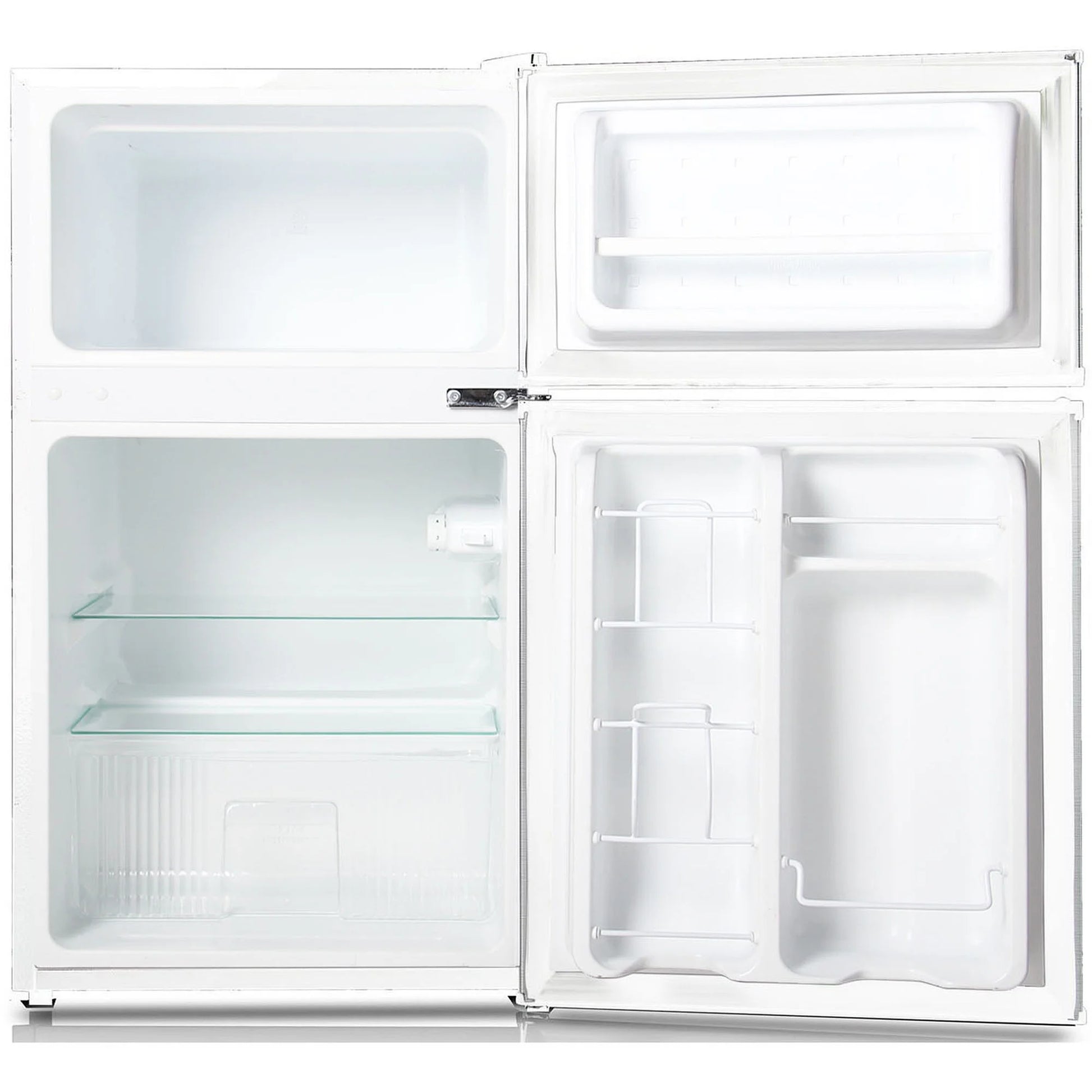 3.1 Cu. Ft. Compact Refrigerator/Freezer - White, Perfect for Small Spaces!