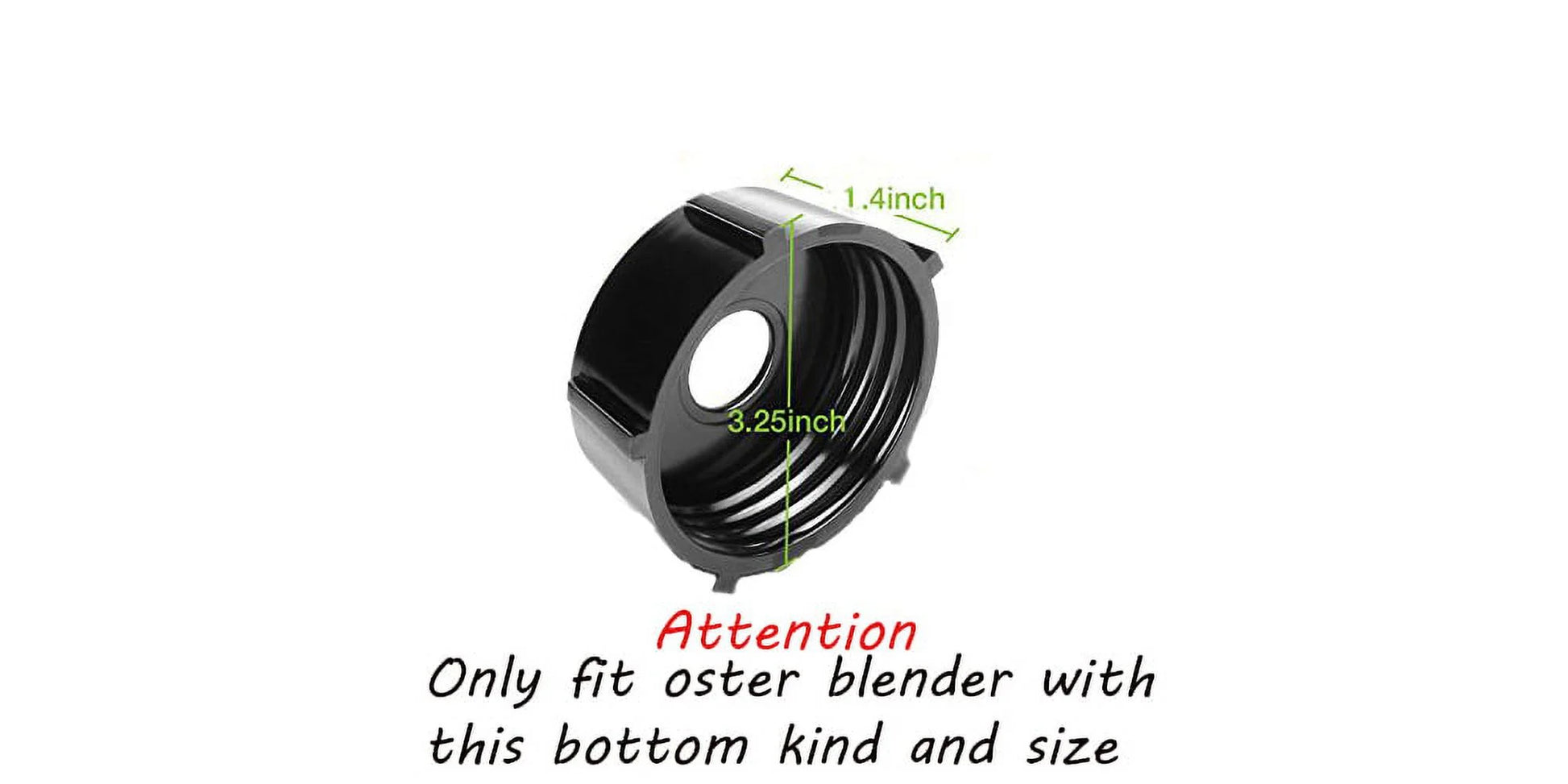 Upgrade Your Oster Blender with a 6-Piece Round Glass Jar Replacement Kit - 1.25 Liter Capacity!