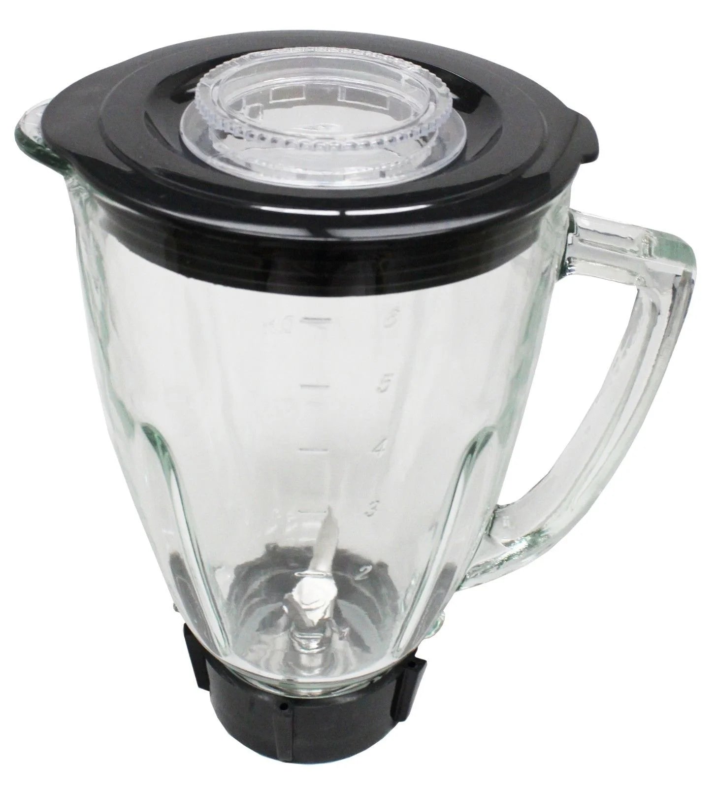 Upgrade Your Oster Blender with a 6-Piece Round Glass Jar Replacement Kit - 1.25 Liter Capacity!