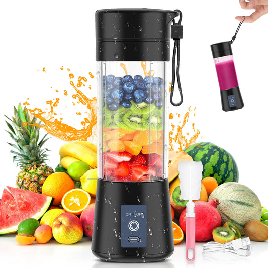 Mini Portable Blender Cup - Perfect for Smoothies and Shakes, 380ml Capacity