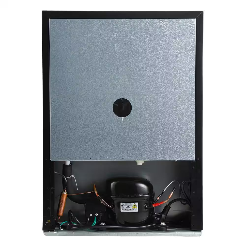 2.6 Cu. Ft. Mini Fridge in Stainless Steel Look without Freezer