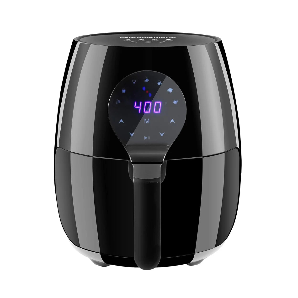 Elite Gourmet 5.3 Qt. Black Air Fryer - Healthier Cooking Made Easy!