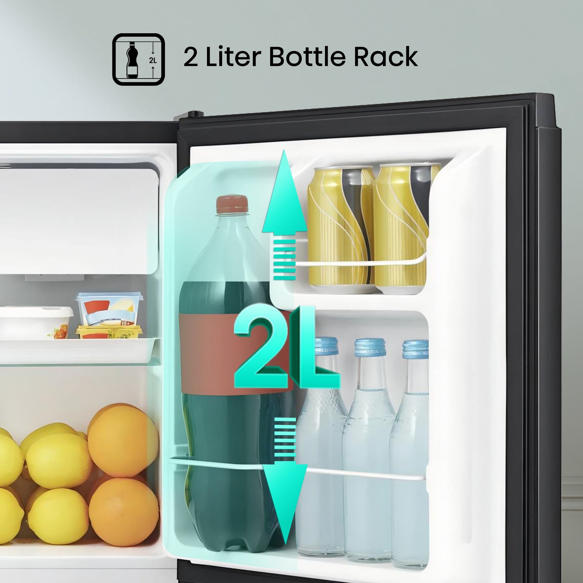 1.6 Cu Ft Energy Star Mini Fridge - Compact Black Design with 1 Year Warranty