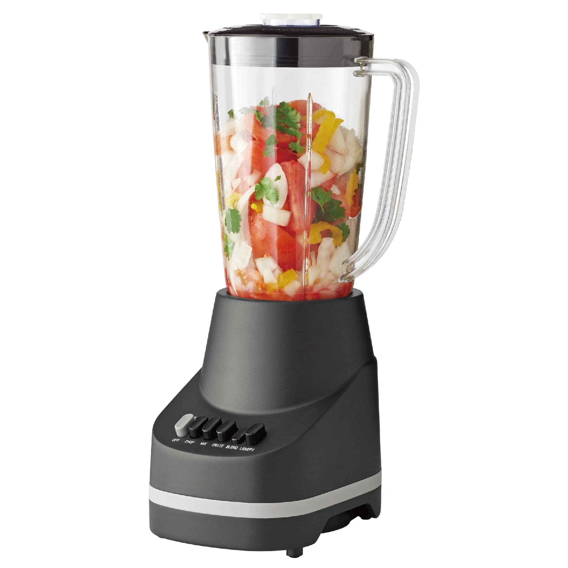 6-Speed Blender with 48 oz Jar - Powerful 360 Watt Performance in Sleek Black Finish