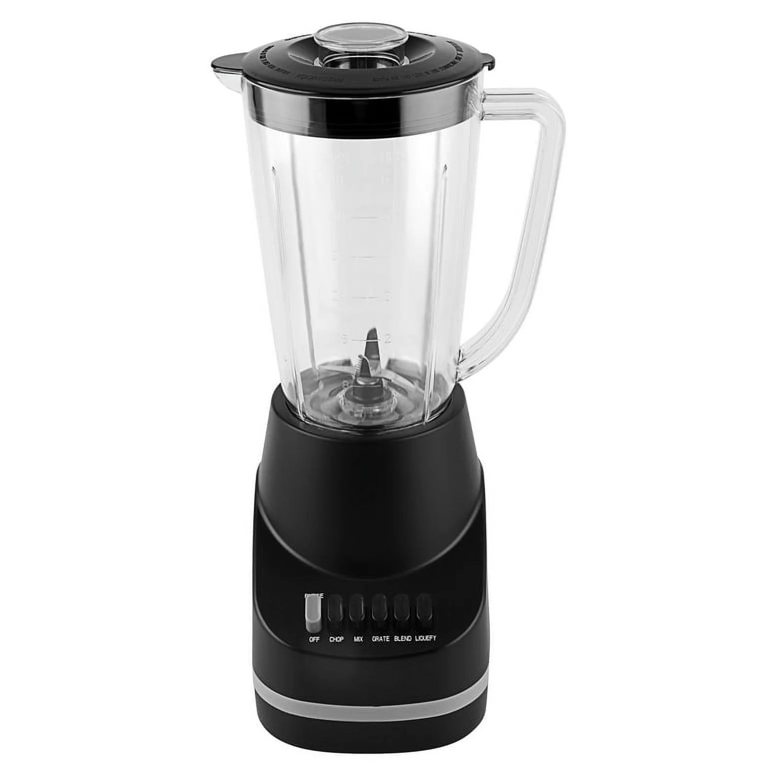 6-Speed Blender with 48 oz Jar - Powerful 360 Watt Performance in Sleek Black Finish