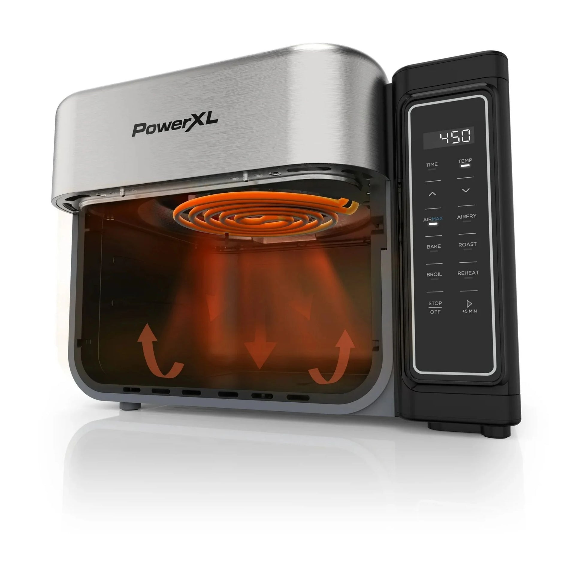 ™ 6.3 Quart AIRMAX™ Air Fryer Oven with 4 Pre-Sets, Two Tier Compact Design