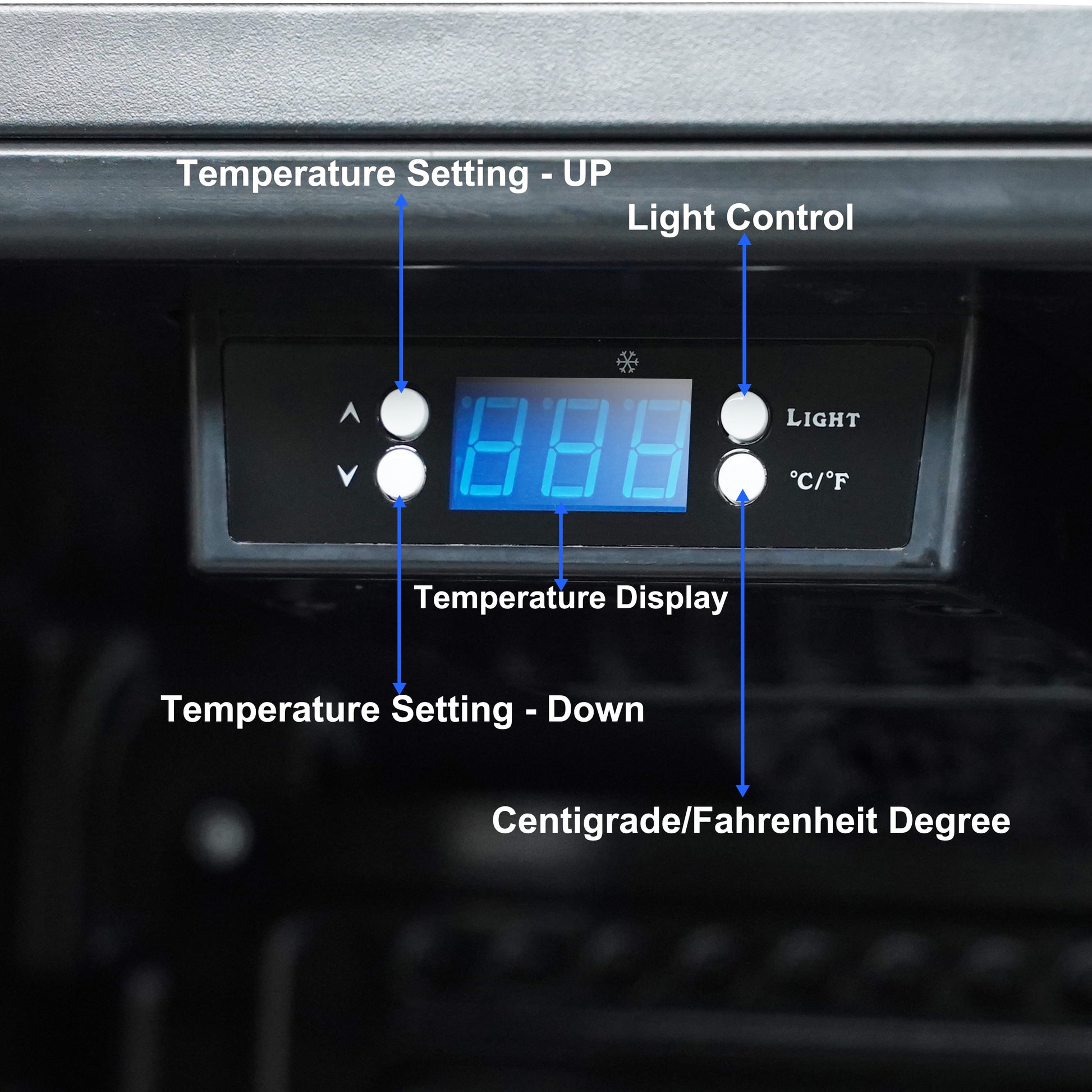 4.5 Cu Ft 152 Can Beverage Center Mini Fridge, Stainless Steel, New