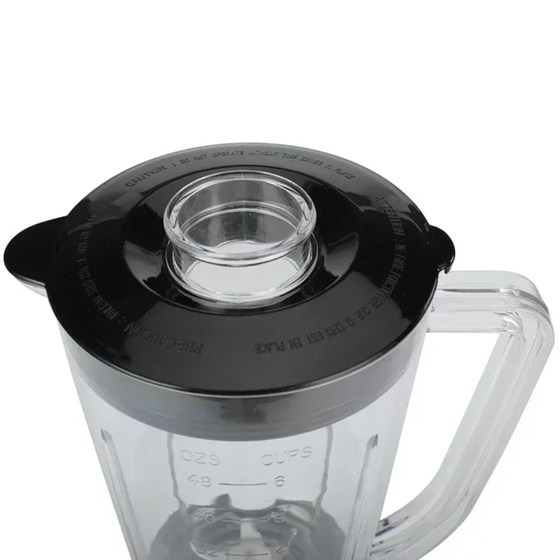 6-Speed Blender with 48 oz Jar - Powerful 360 Watt Performance in Sleek Black Finish