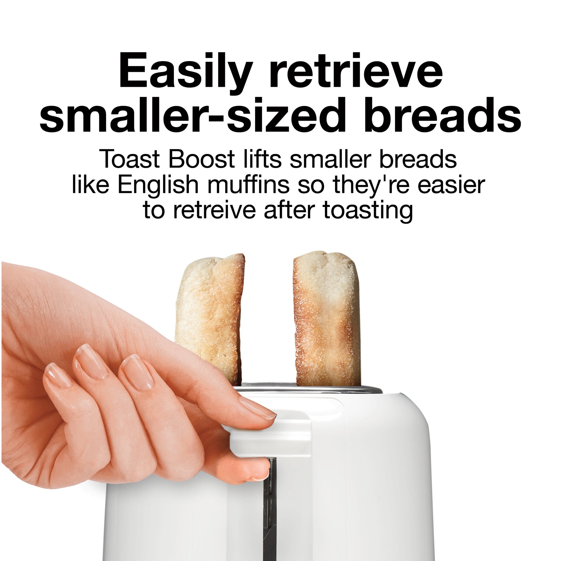 2-Slice Wide-Slot Toaster in Sleek White - Model 22216PS