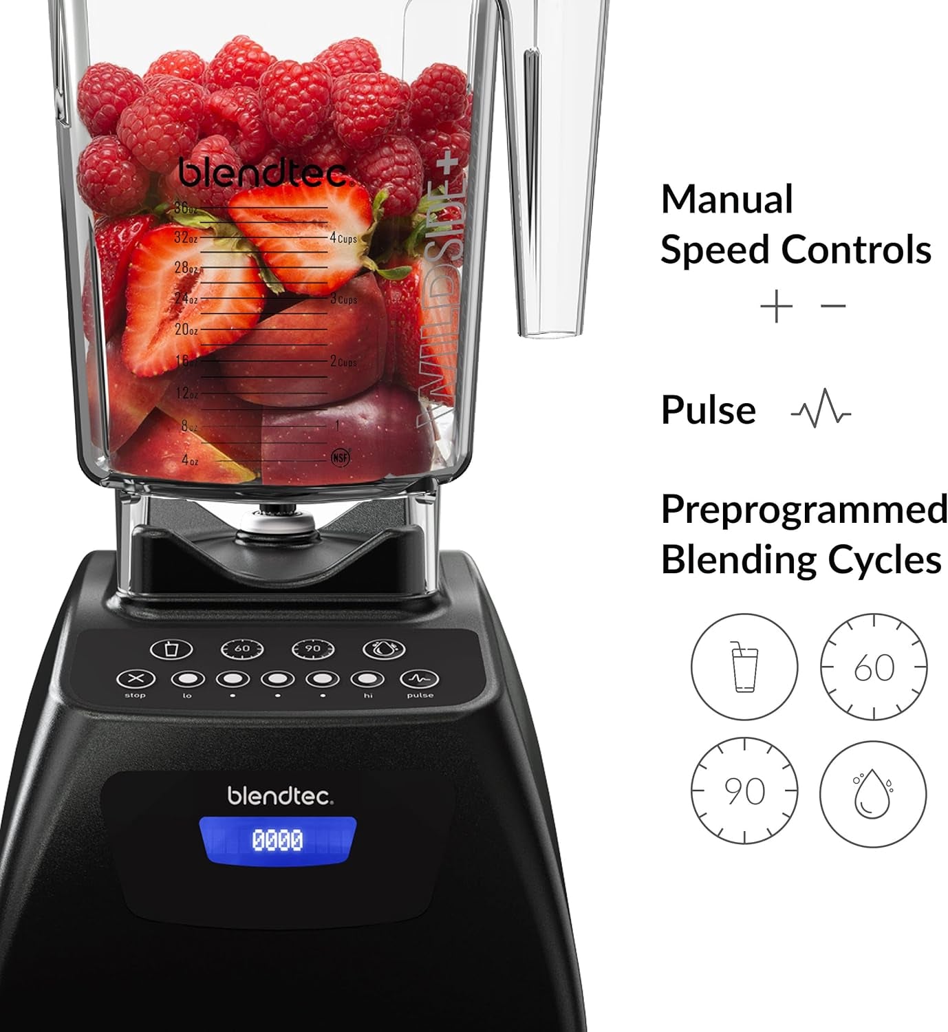 575 Classic Blender - Powerful Performance in Sleek Black