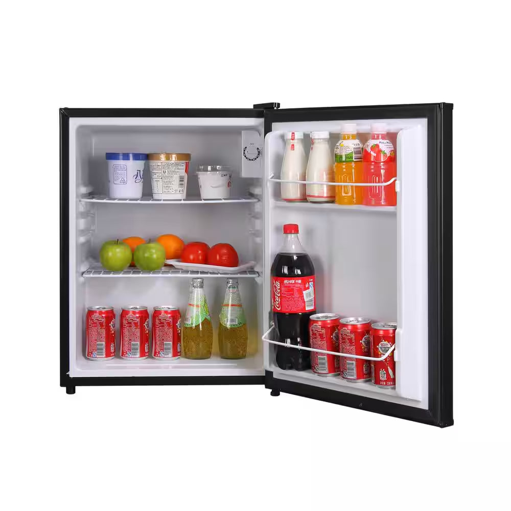 2.4 Cu. Ft. Mini Fridge in Black
