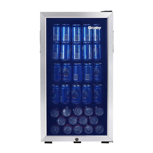 3.1 Cu. Ft. Stainless Steel Free-Standing Beverage Center - Perfect for Any Space!