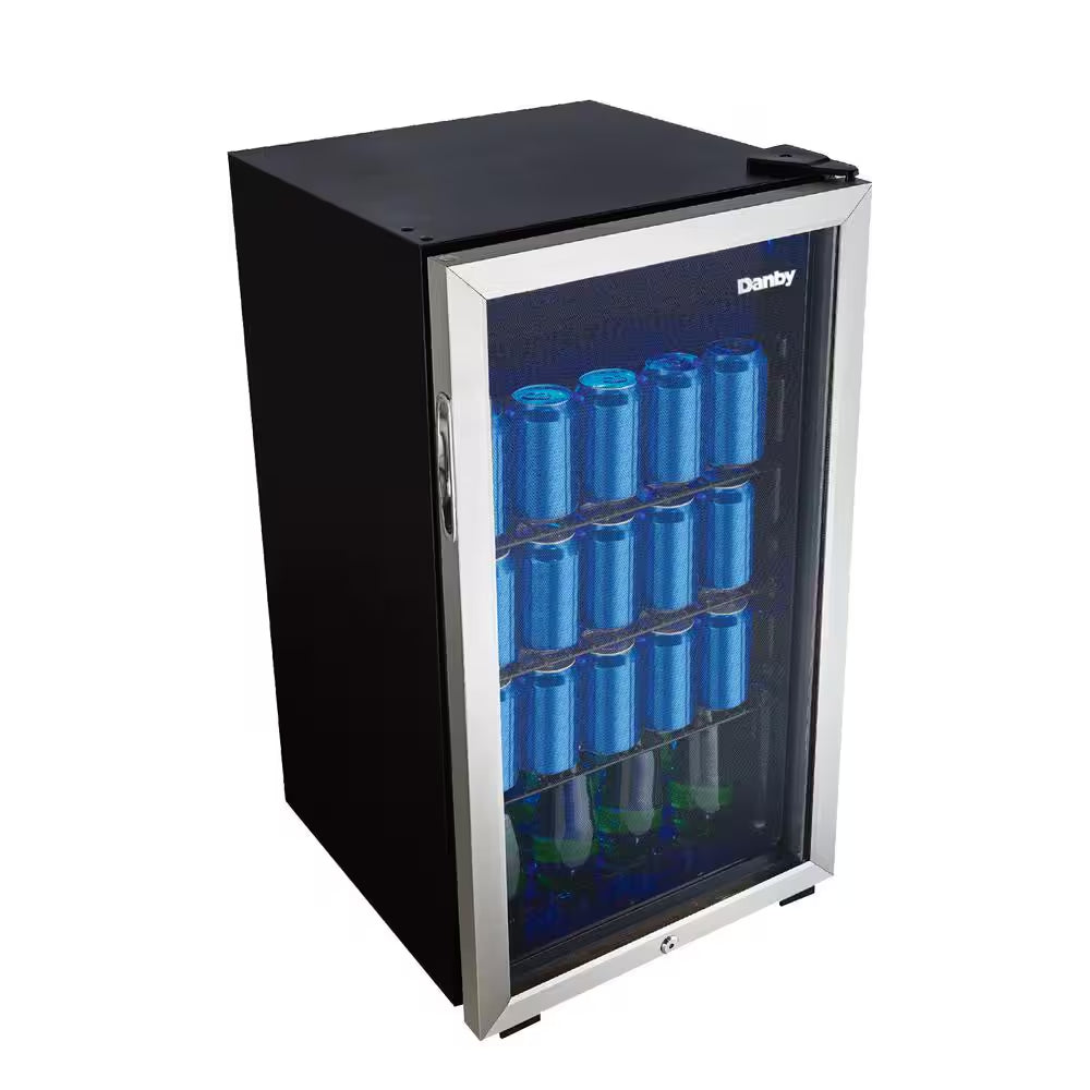3.1 Cu. Ft. 17.5 In. 117-Can Free-Standing Beverage Cooler
