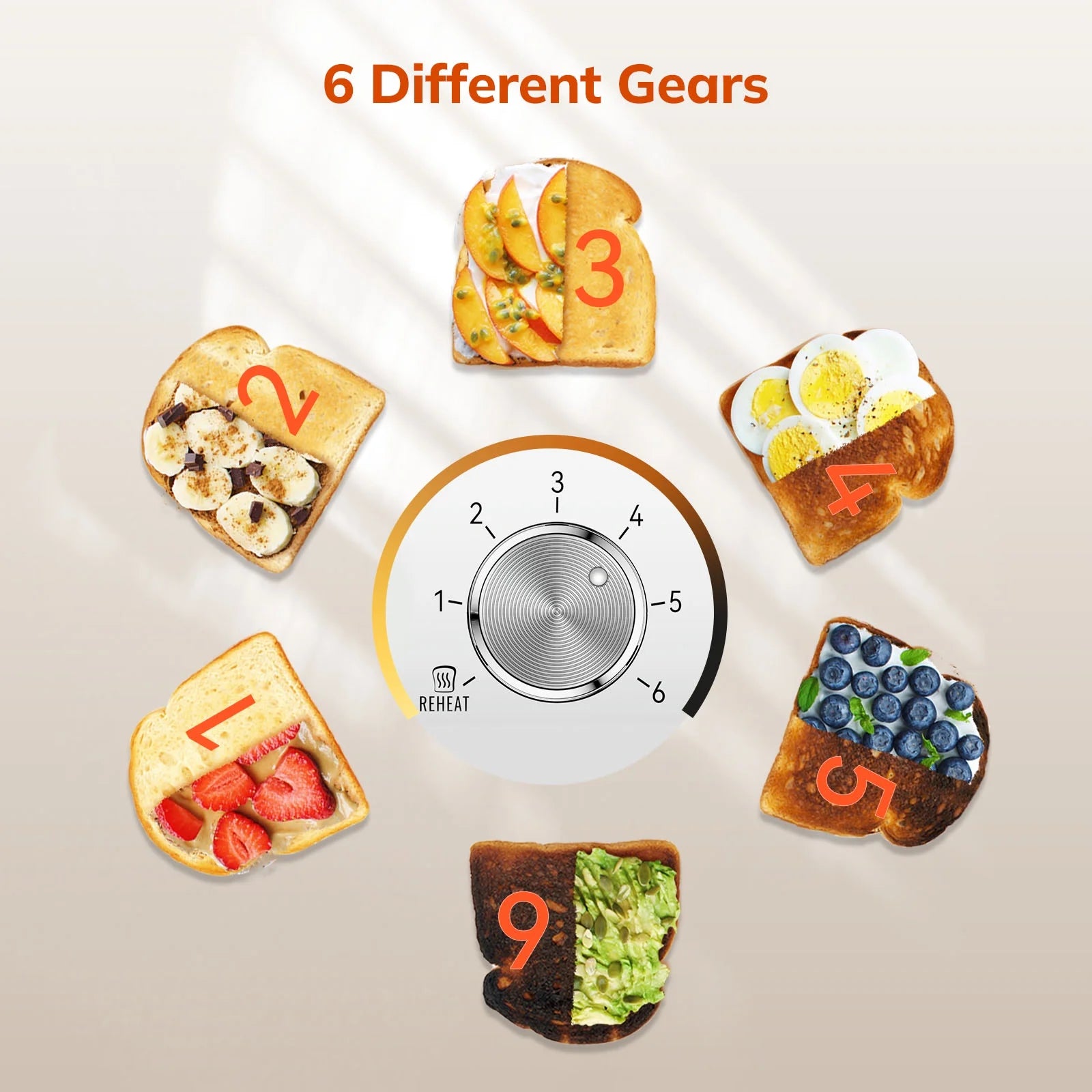 Retro 4-Slice Stainless Steel Toaster with Bagel, Defrost, Reheat, and 6 Shade Settings - Perfect Kitchen Essential!