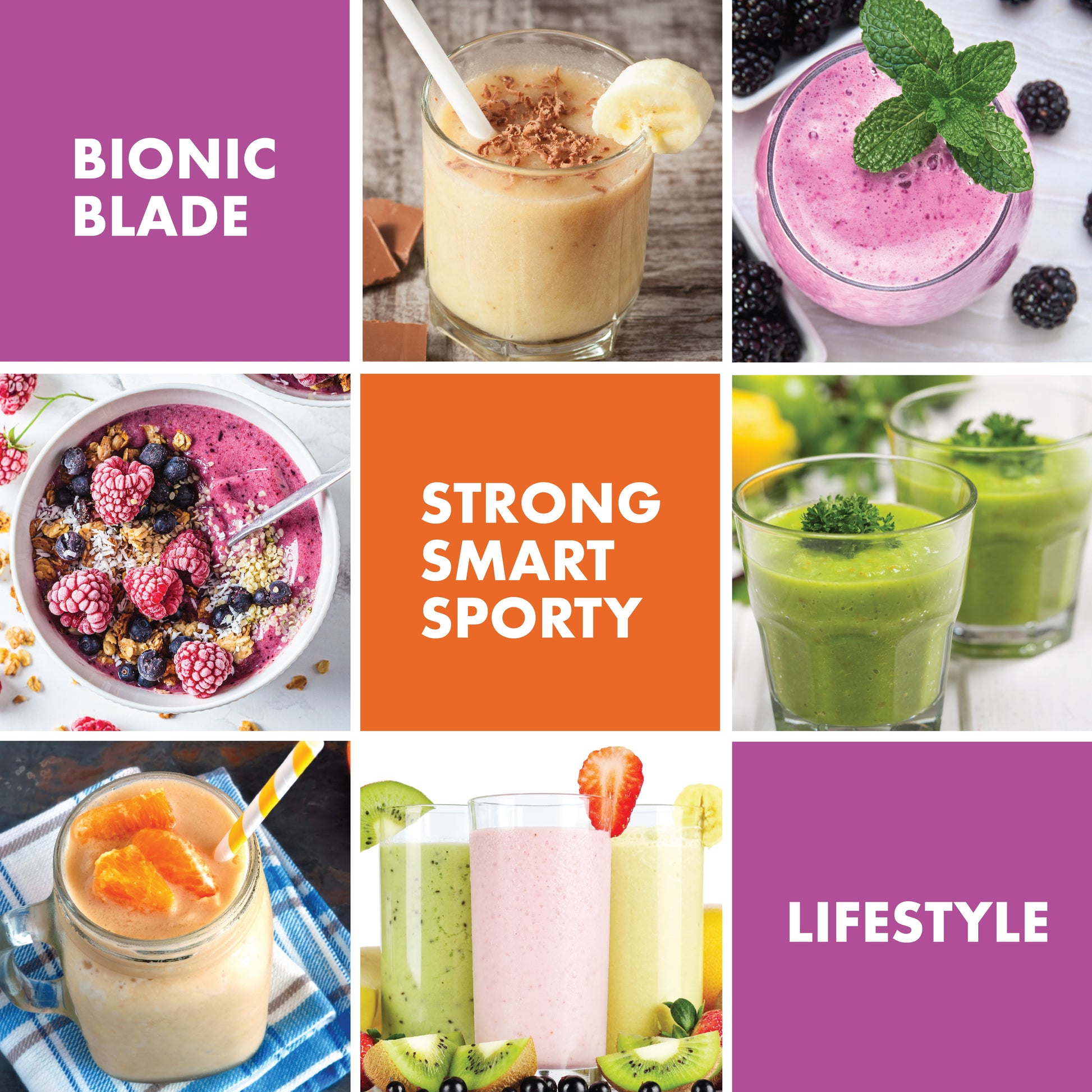 Bionic Blade Portable Rechargeable Smoothie Blender & Juicer with Extra Travel Bottle