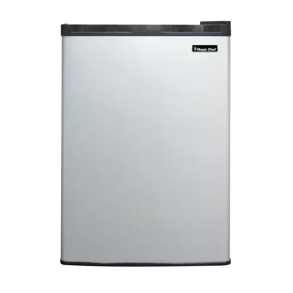 2.6 Cu. Ft. Mini Fridge in Stainless Steel Look without Freezer