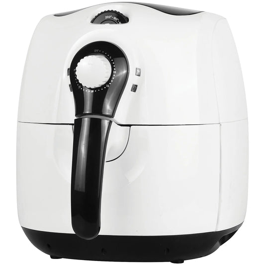 3.7-Quart Electric Air Fryer - Healthy Cooking Made Easy in Stylish White