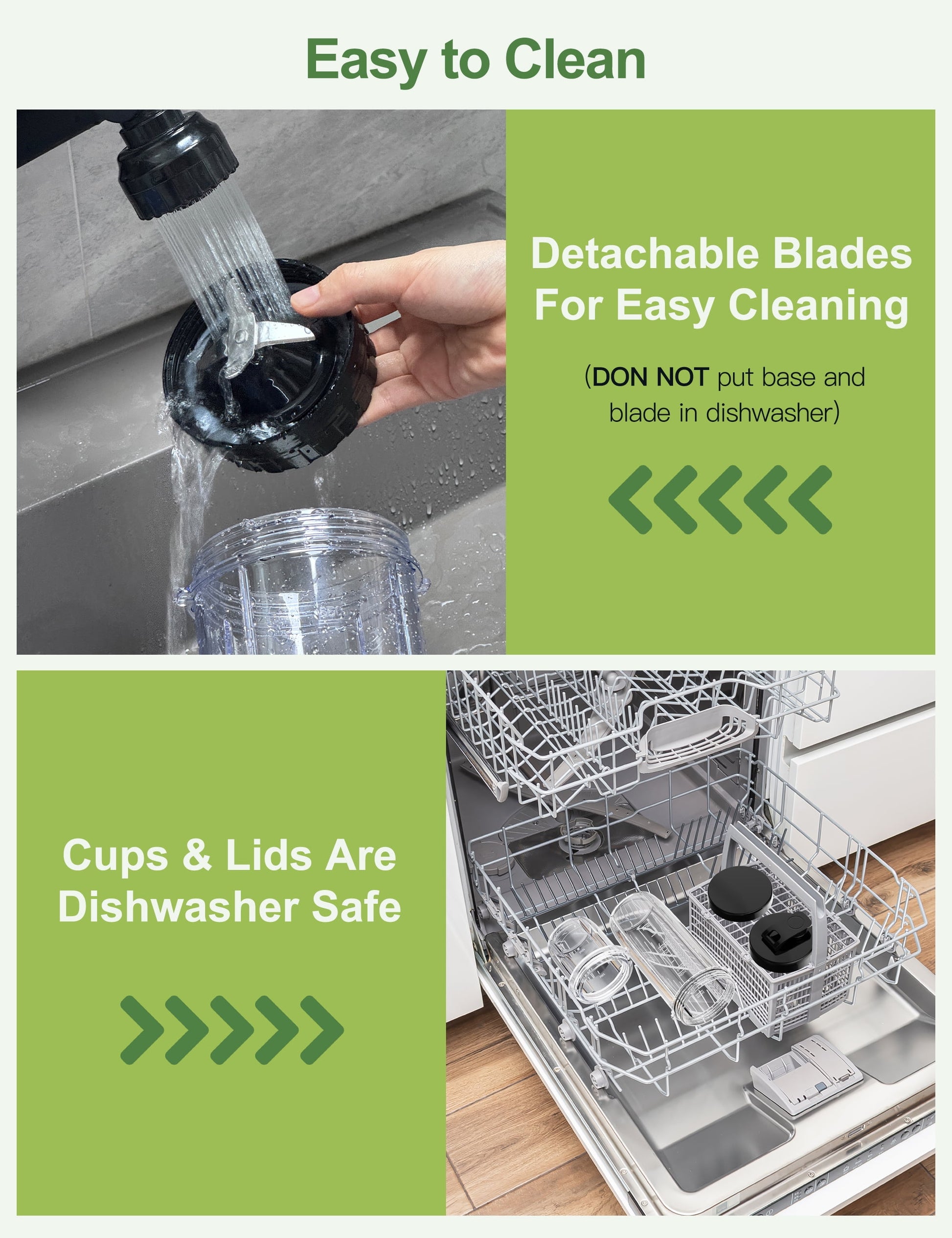 2-in-1 Portable Blender and Grinder - BPA-Free 22oz Smoothie Bottle & Coffee/Spice Jar Combo